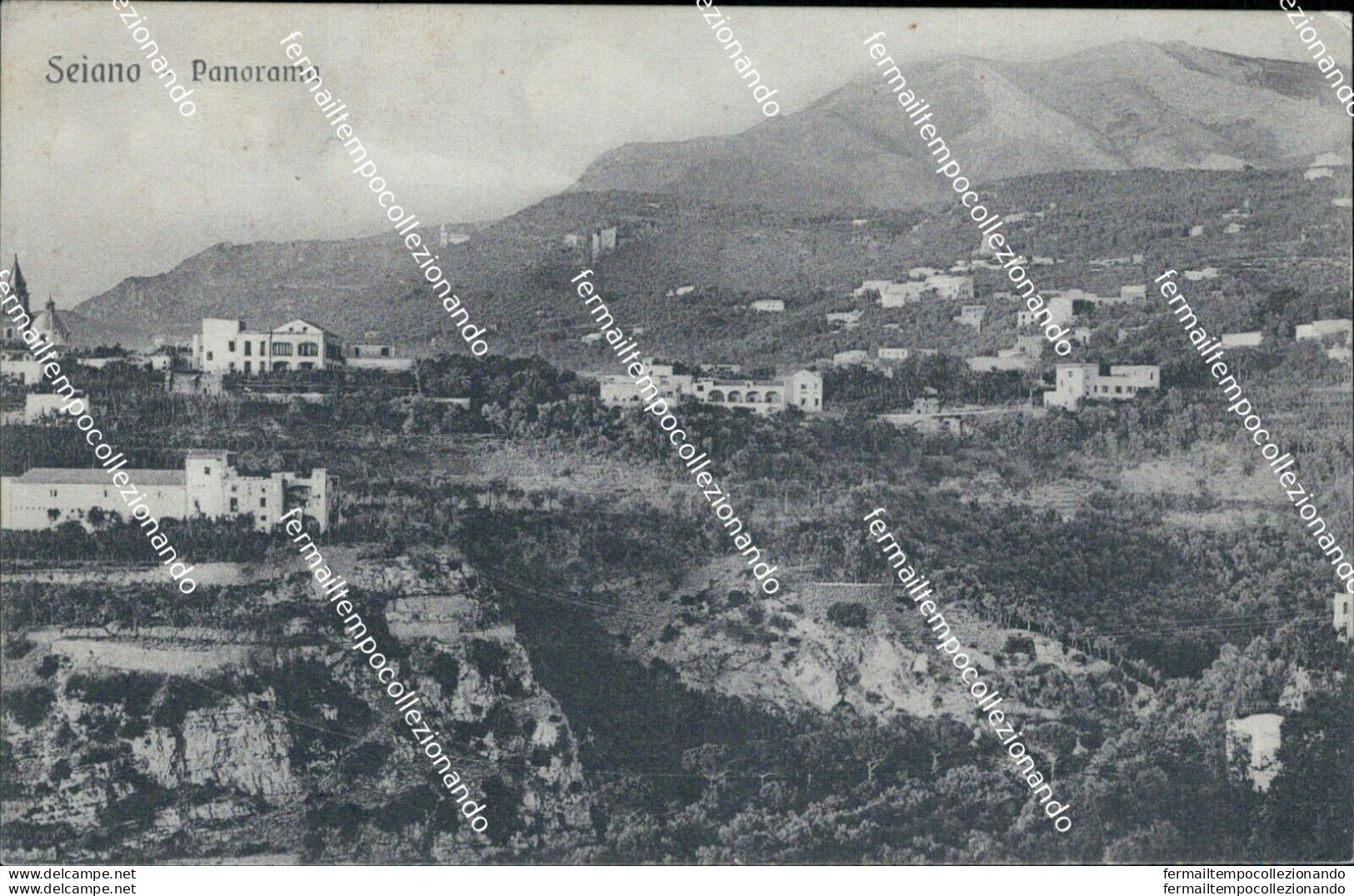 Bq305 Cartolina Seiano Panorama  1942 Provincia Di Napoli - Napoli