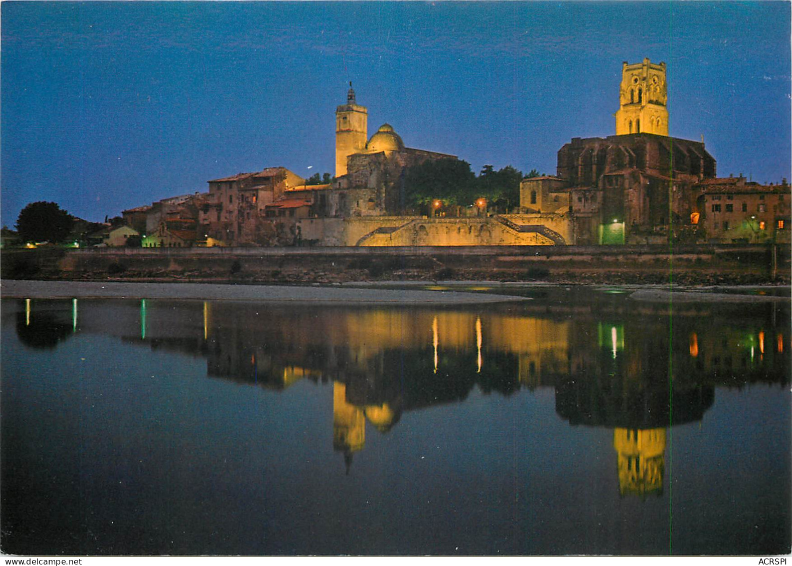 PONT SAINT ESPRIT Porte D Or De La Provence Les Bords Du Rhone La Nuit 8(scan Recto-verso) MD2528 - Pont-Saint-Esprit