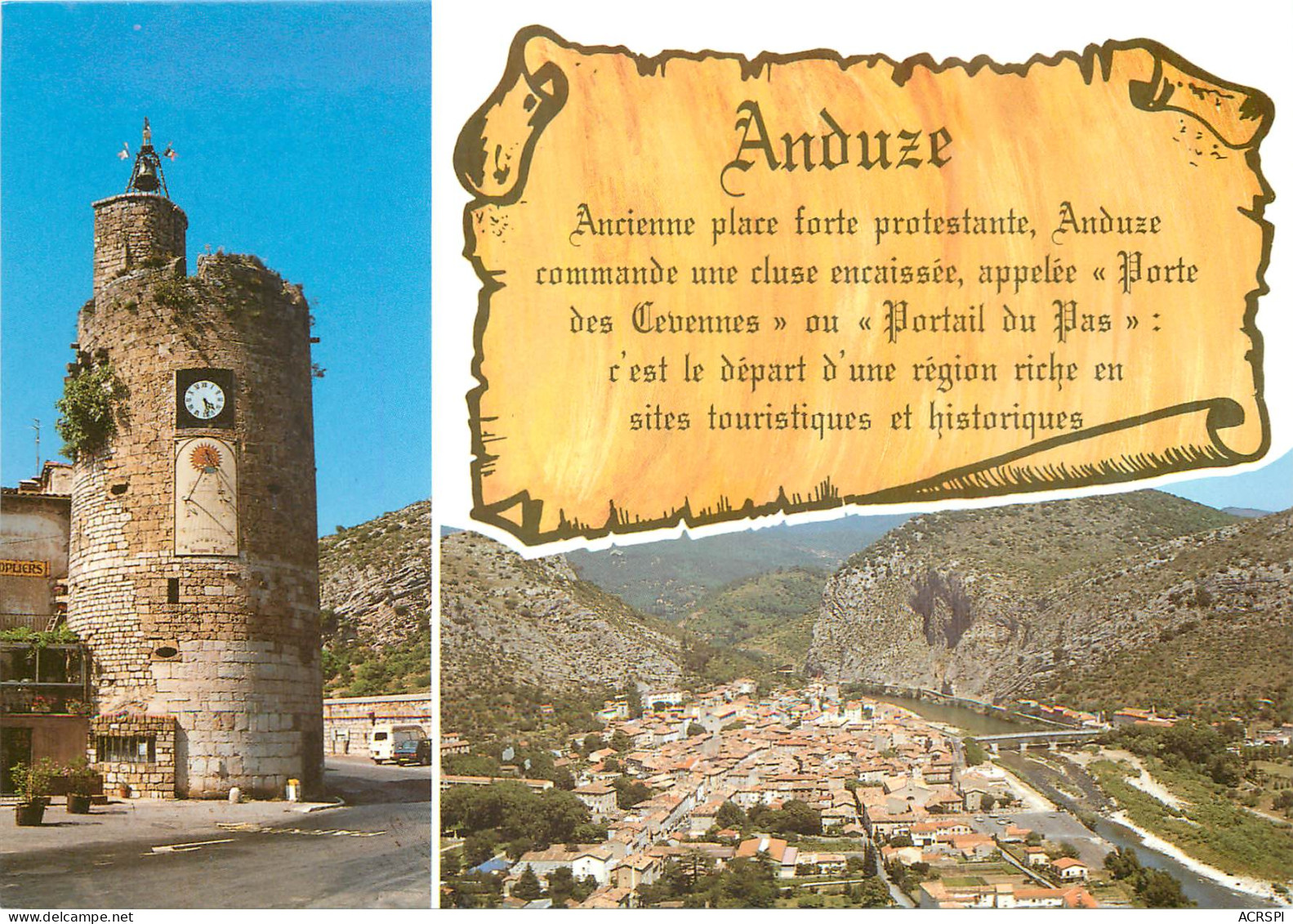 ANDUZE La Porte Des Cevennes 17(scan Recto-verso) MD2529 - Anduze