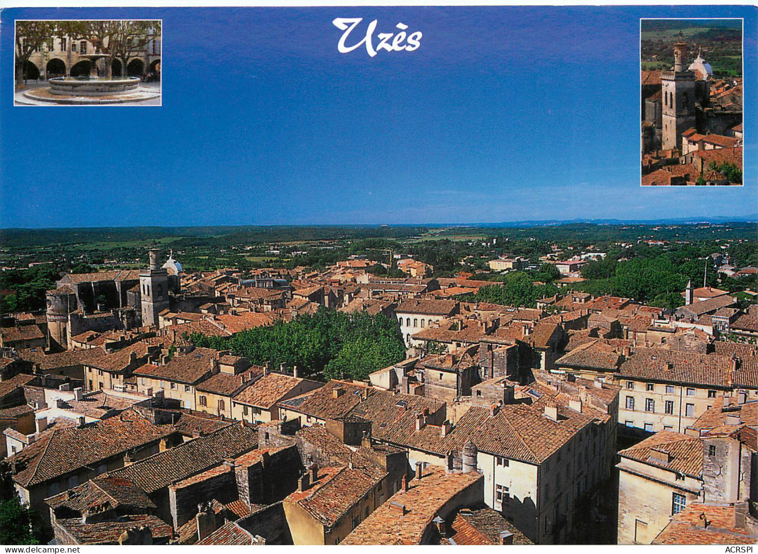 UZES Cite Medievale Au Coeur De L Uzege 3(scan Recto-verso) MD2532 - Uzès