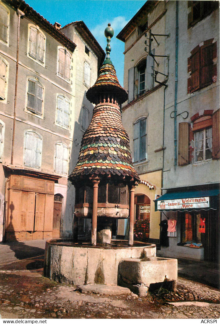 ANDUZE Fontaine Pagode Datant De 1649 6(scan Recto-verso) MD2535 - Anduze