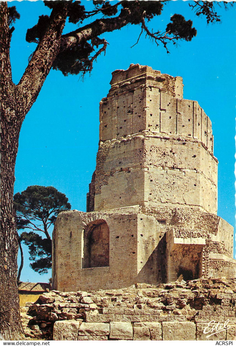 NIMES La Tour Magne Monument Romain Du 1er Siecle Avant Jc 20(scan Recto-verso) MD2535 - Nîmes