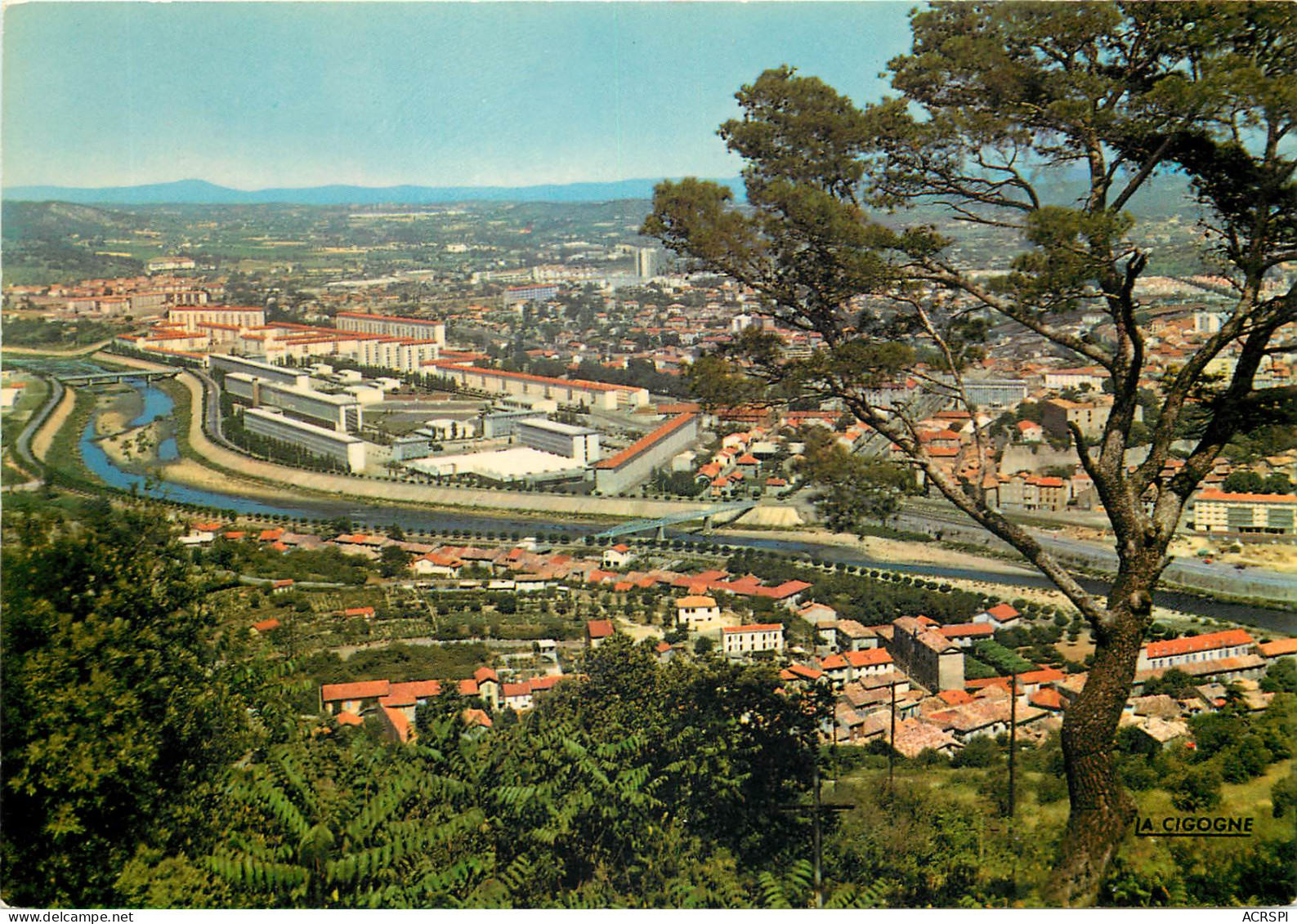 ALES Vue Generale Au Centre La Cite Scolaire 29(scan Recto-verso) MD2537 - Alès