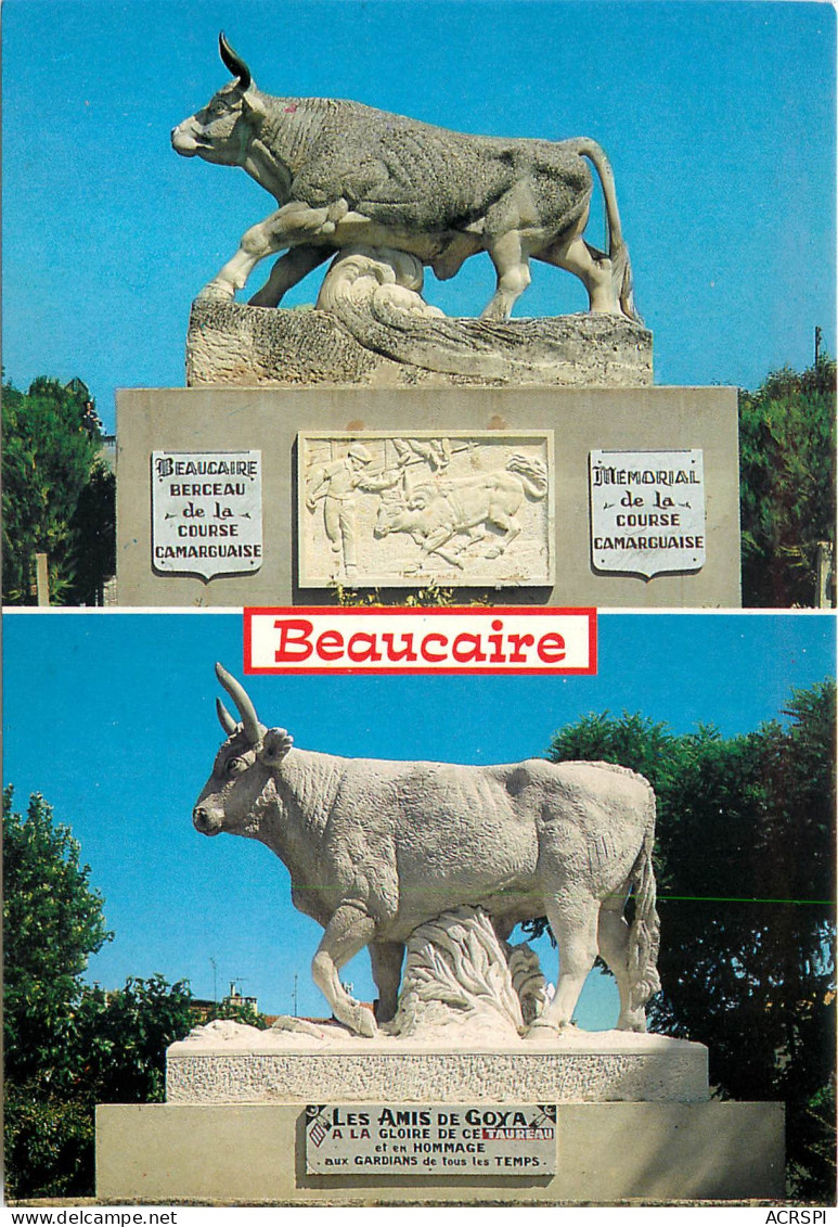 BEAUCAIRE Hommage Aux Vaillants Taureaux Clairon Et Goya 3(scan Recto-verso) MD2538 - Beaucaire