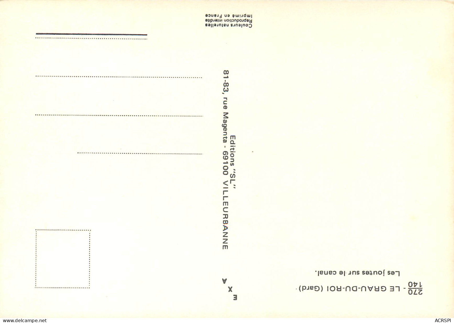 GRAU DU ROI  Les Joutas Sur Le Canal 10(scan Recto-verso) MD2539 - Le Grau-du-Roi