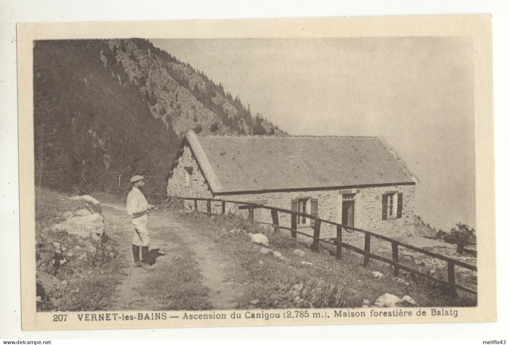 66/ CPA A  - Vernet Les Bains  (Canigou) - Maison Forestiere De Balatg - Autres & Non Classés