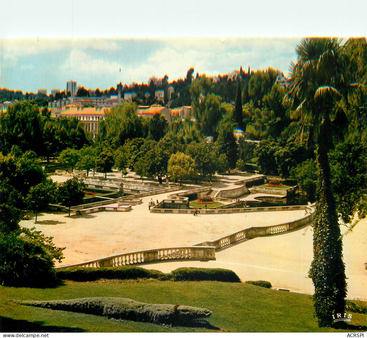 NIMES Les Jardins De La Fontaine Le Crocodile Embleme De La Ville 15(scan Recto-verso) MD2540 - Nîmes