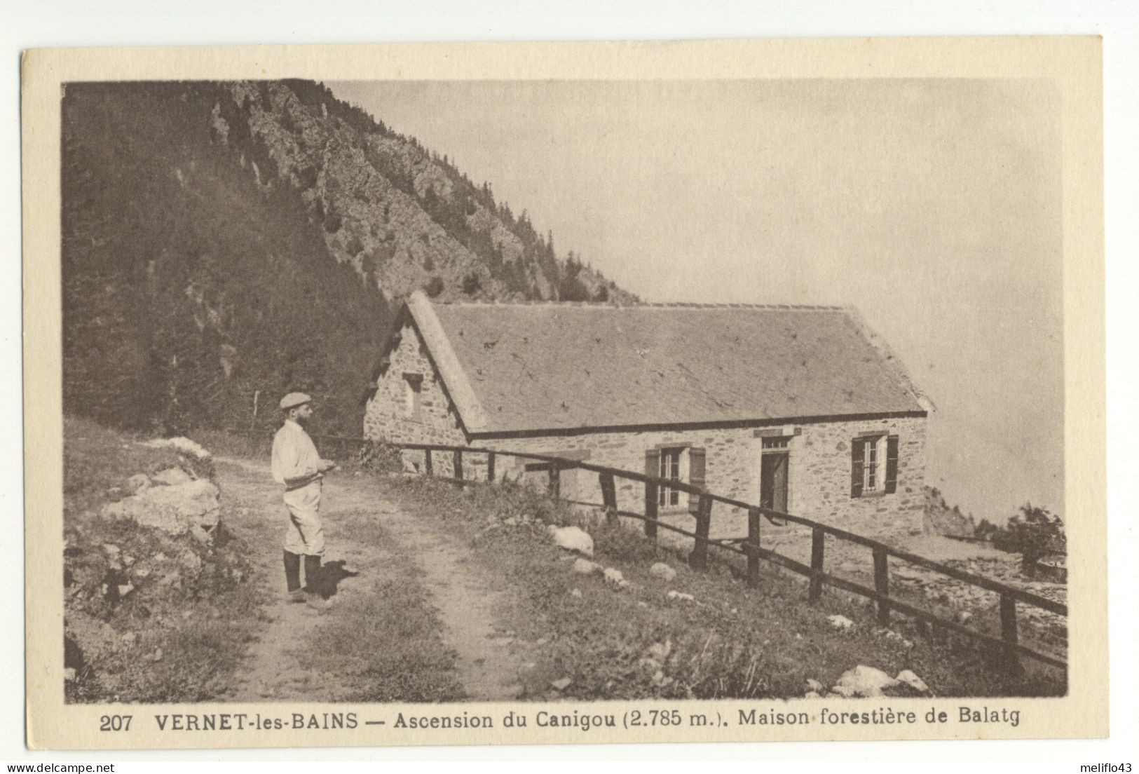 66/ CPA A  - Vernet Les Bains  (Canigou) - Maison Forestiere De Balatg - Autres & Non Classés