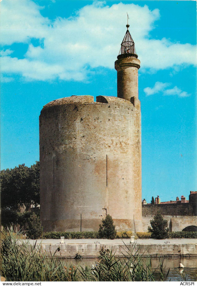 AIGUES MORTES La Tour De Constance Vue Du Chenal Maritime 21(scan Recto-verso) MD2541 - Aigues-Mortes