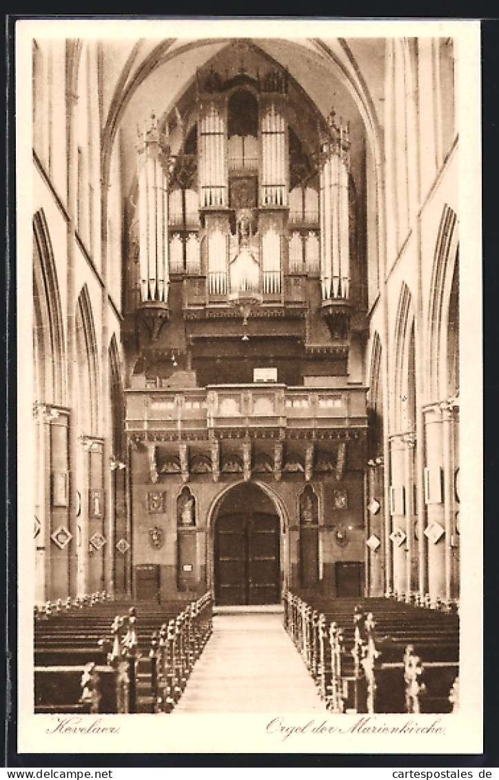 AK Kevelaer, Orgel Der Marienkirche  - Kevelaer