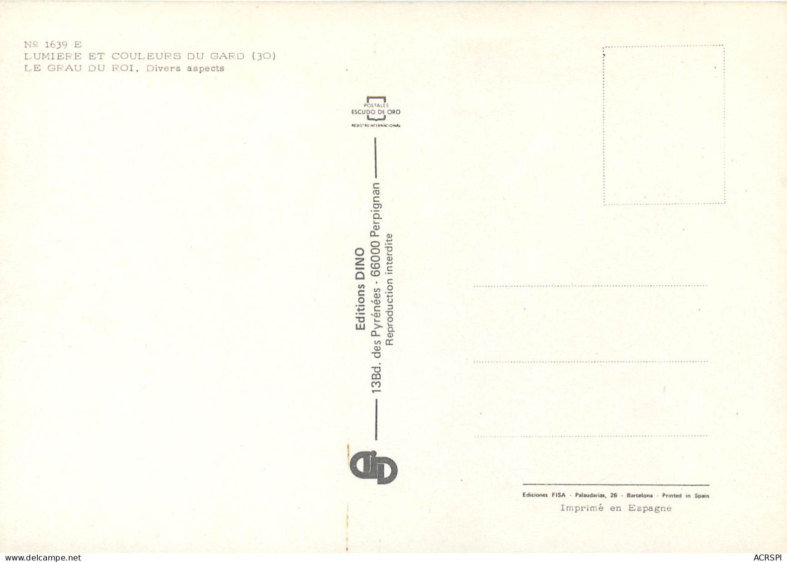 LE GRAU DU ROI Divers Aspects 20(scan Recto-verso) MD2543 - Le Grau-du-Roi