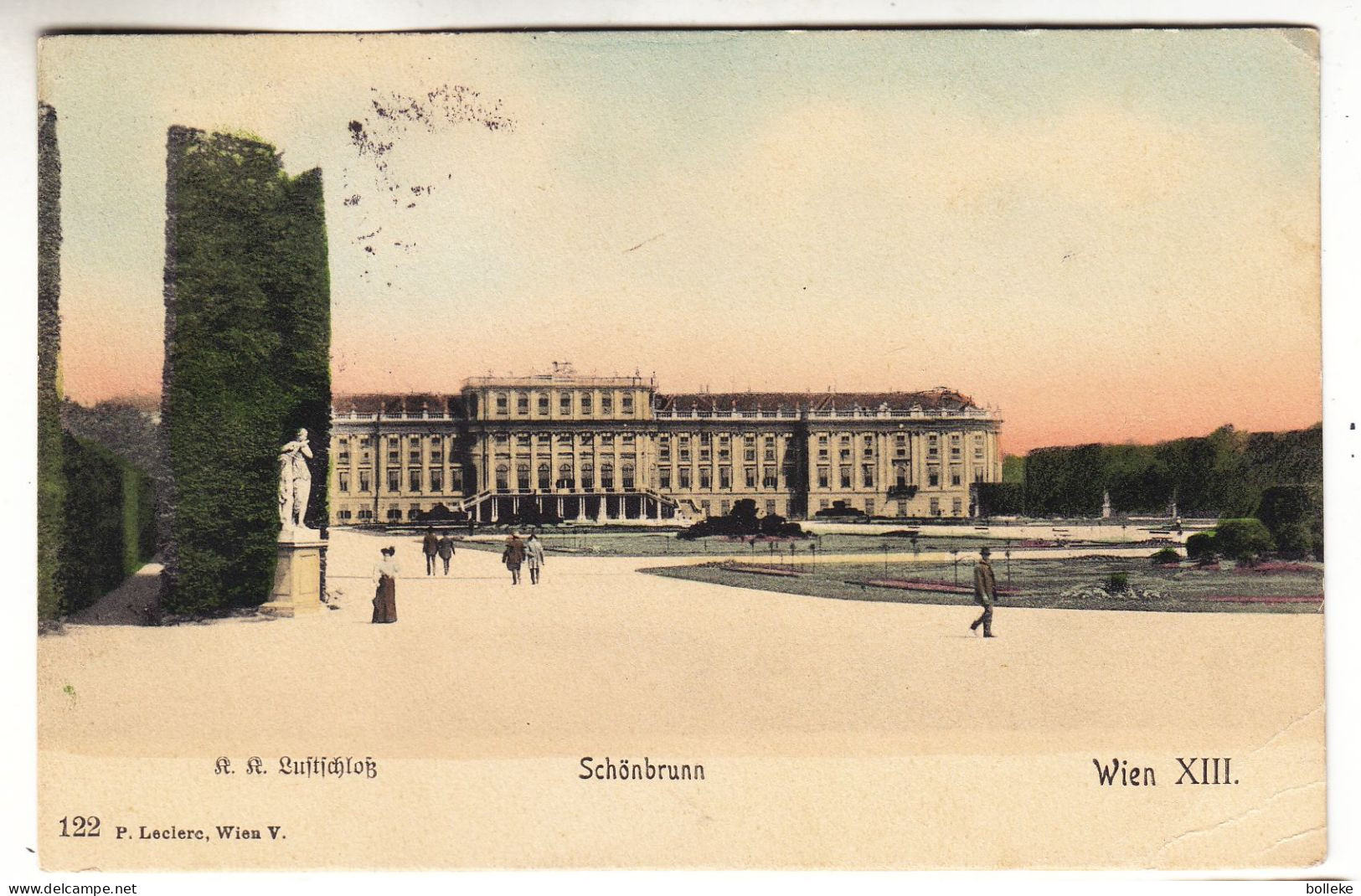 Autriche - Carte Postale De 1912  - Oblit Wien - Exp Vers Bingen Am Rhein - Vue Schönbrunn - - Lettres & Documents