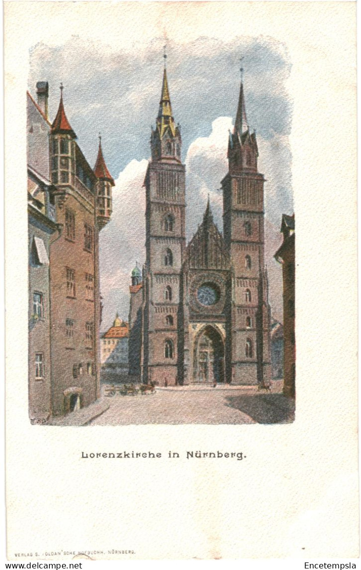 CPA Carte Postale Germany Nürnberg Lorenzkirche Début 1900 VM80249 - Nürnberg