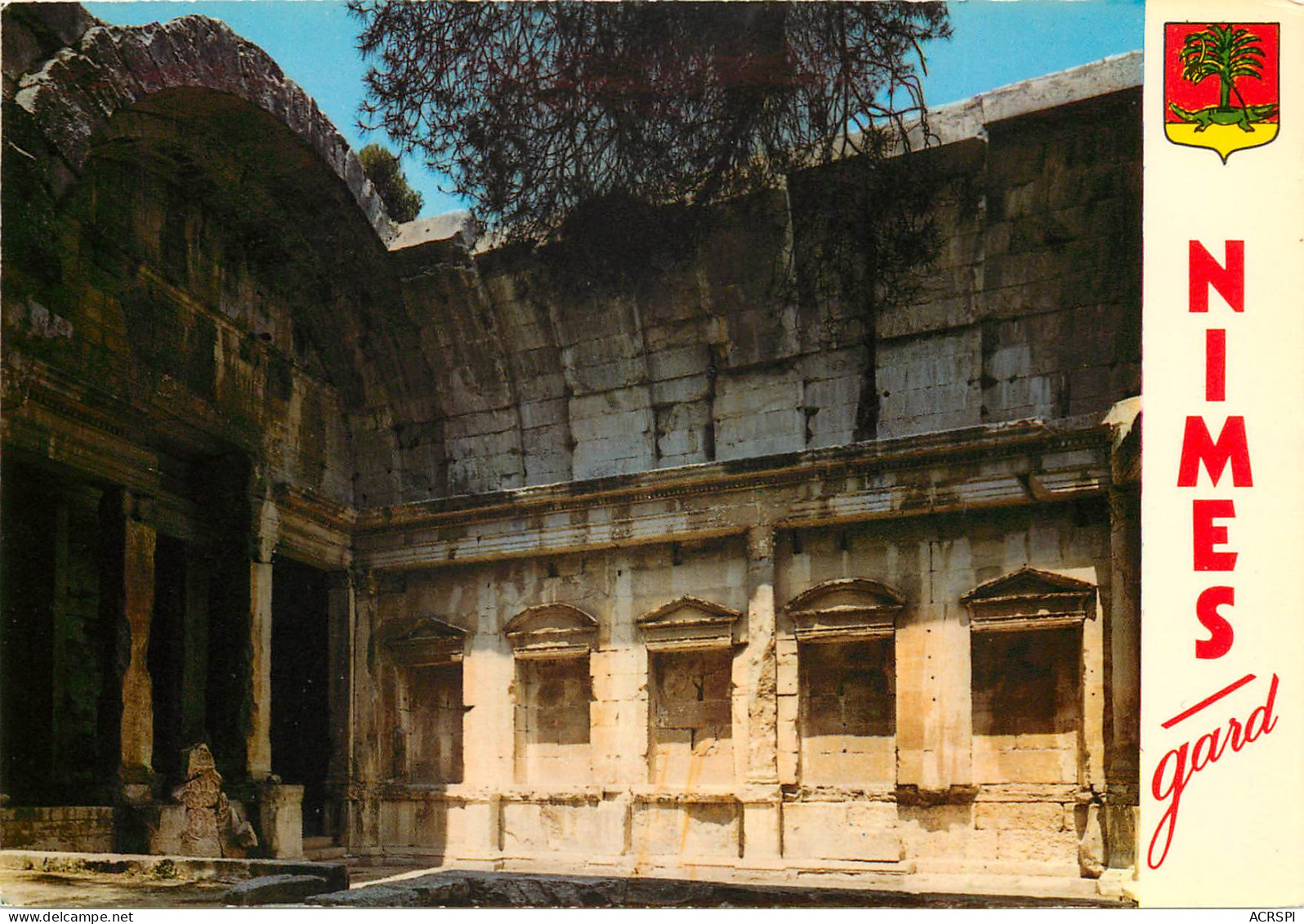 NIMES Les Ruines Du Temple De Diane 9(scan Recto-verso) MD2545 - Nîmes