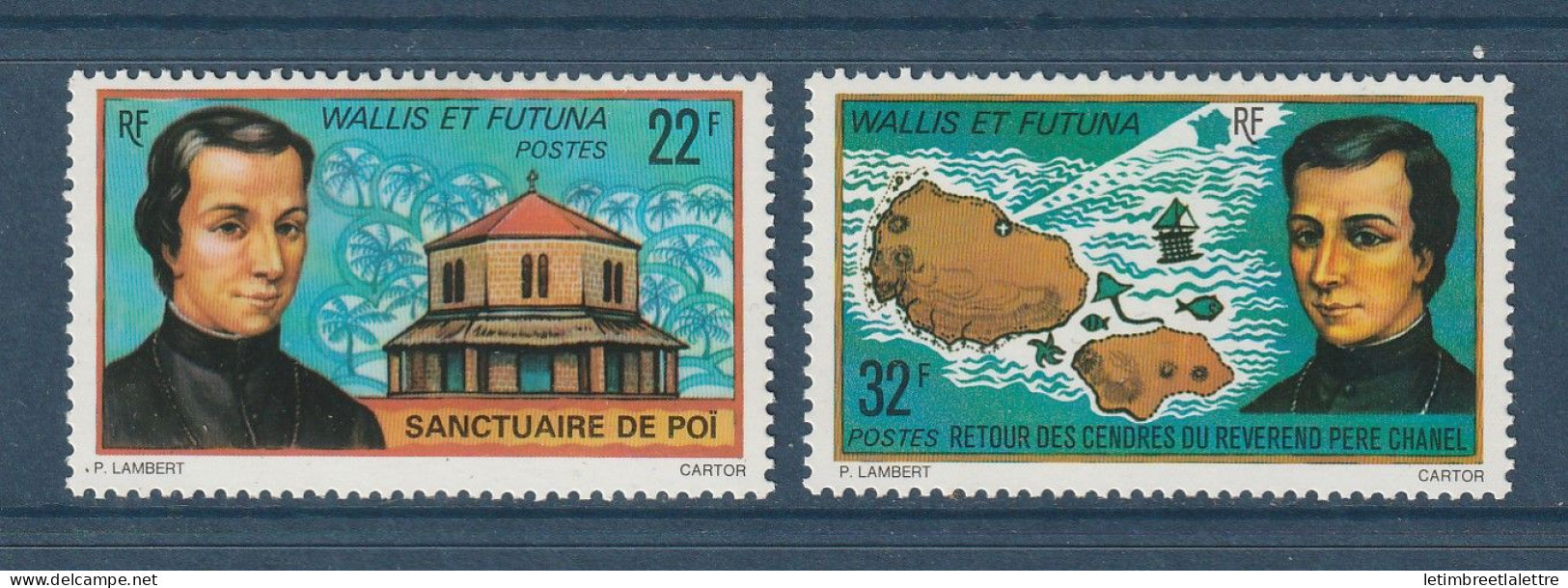 Wallis Et Futuna - YT N° 196 Et 197 ** - Neuf Sans Charnière - 1977 - Unused Stamps