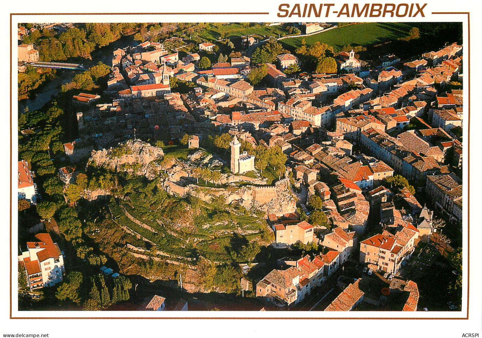 SAINT AMBROIX Vue Aerienne 9(scan Recto-verso) MD2546 - Saint-Ambroix