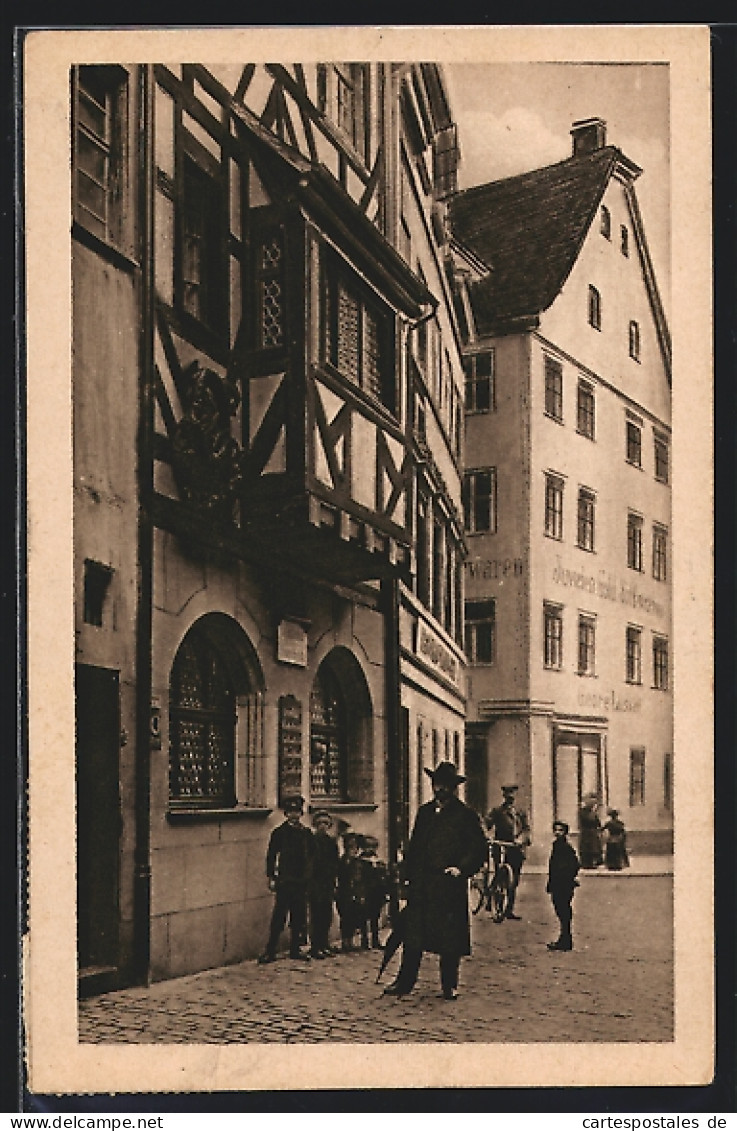 AK Nürnberg, Kinder Vor Dem Hans Sachs-Haus  - Nuernberg