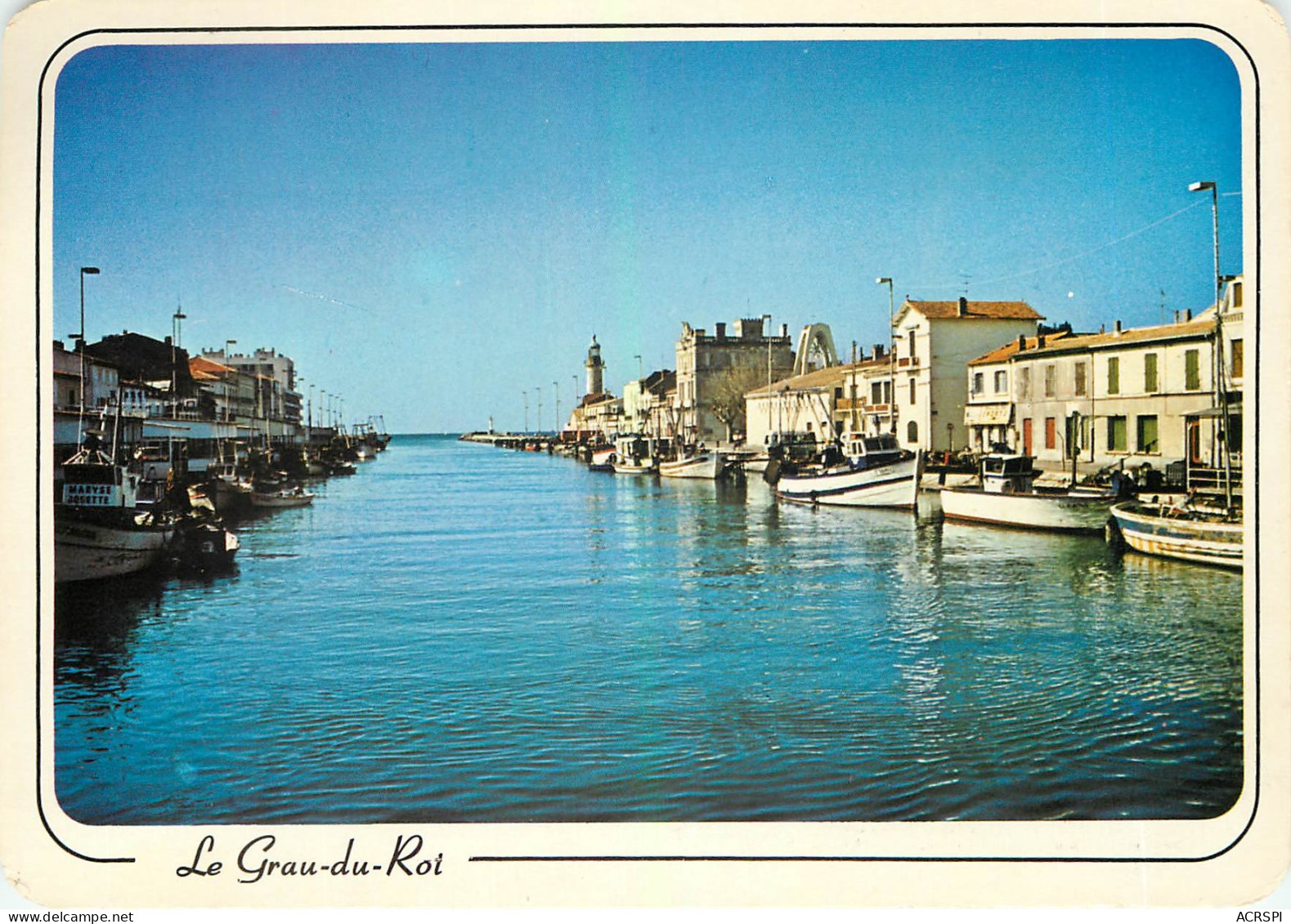LE GRAU DU ROI Le Port De Peche Et Le Chenal 21(scan Recto-verso) MD2546 - Le Grau-du-Roi