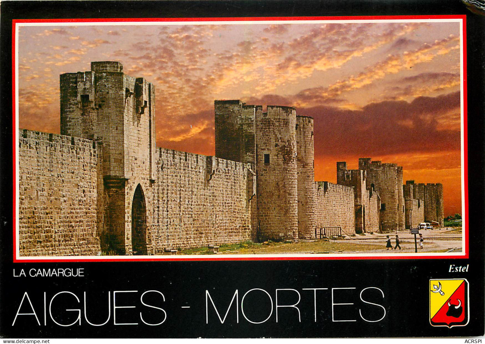 AIGUES MORTES Les Remparts De La Ville Fondee Par Saint Louis Au XIIIe Siecle 19(scan Recto-verso) MD2547 - Aigues-Mortes