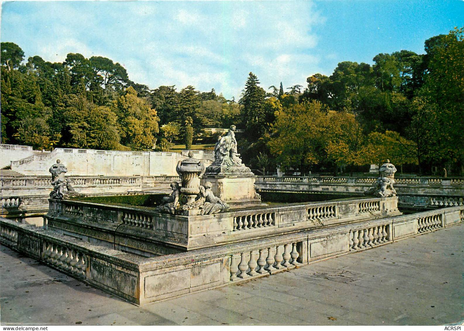 NIMES Jardin De La Fontaine 3(scan Recto-verso) MD2548 - Nîmes