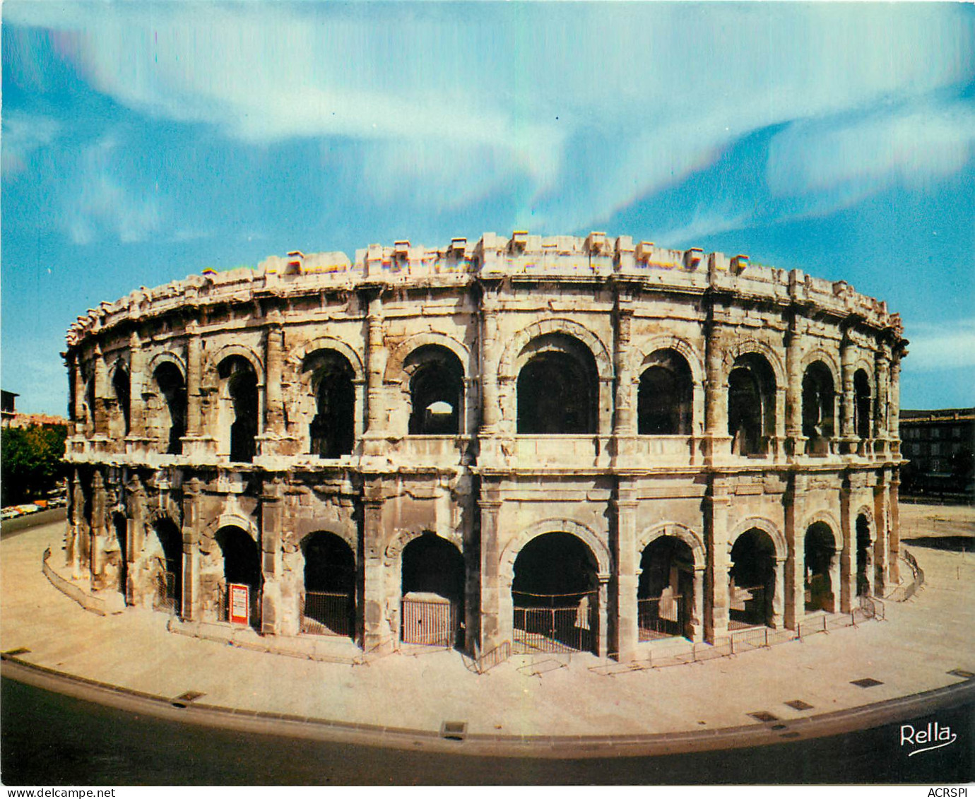 NIMLES Les Arenes Cet Amphitheatre Romain Edifie Avant Lere Chretienne 12(scan Recto-verso) MD2548 - Nîmes