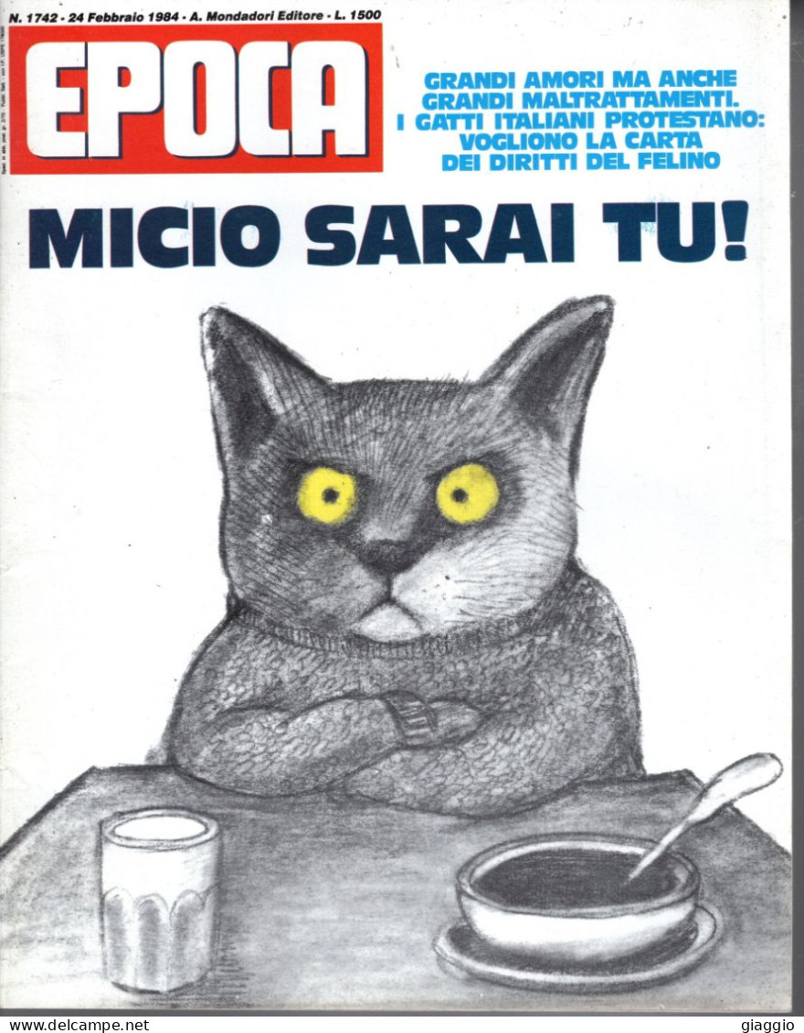 °°° RIVISTA EPOCA N° 1742 DEL 24 FEBBRAIO 1984 °°° - Otros & Sin Clasificación