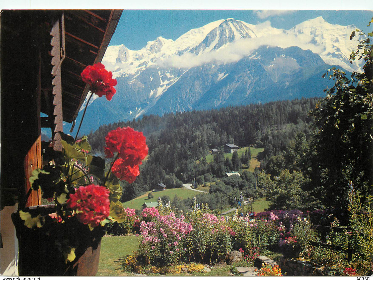 Echappee Sur Le Massif Du MT BLANC 18(scan Recto-verso) MD2552 - Chamonix-Mont-Blanc