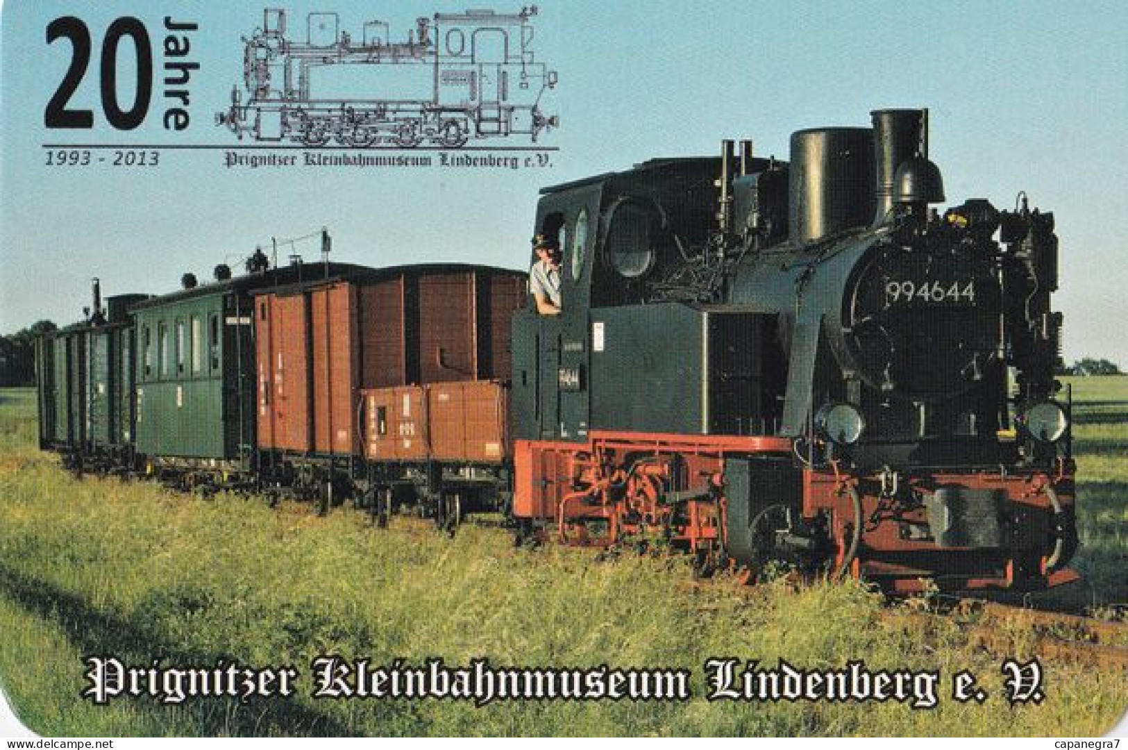 Steam Train, Locomotive, Museum Lindenberg – Mesendorf, Germany 2013 - Kleinformat : 2001-...