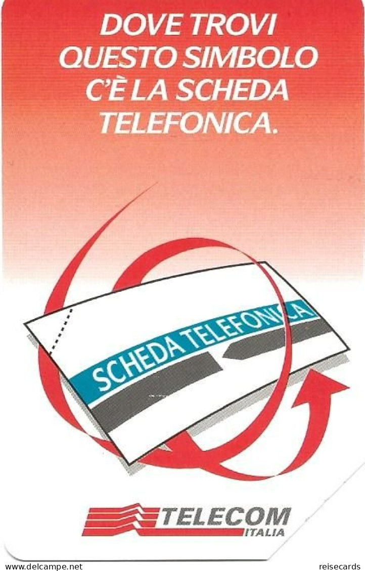 Italy: Telecom Italia - La Scheda Telefonica, Dove Vai - Publiques Publicitaires