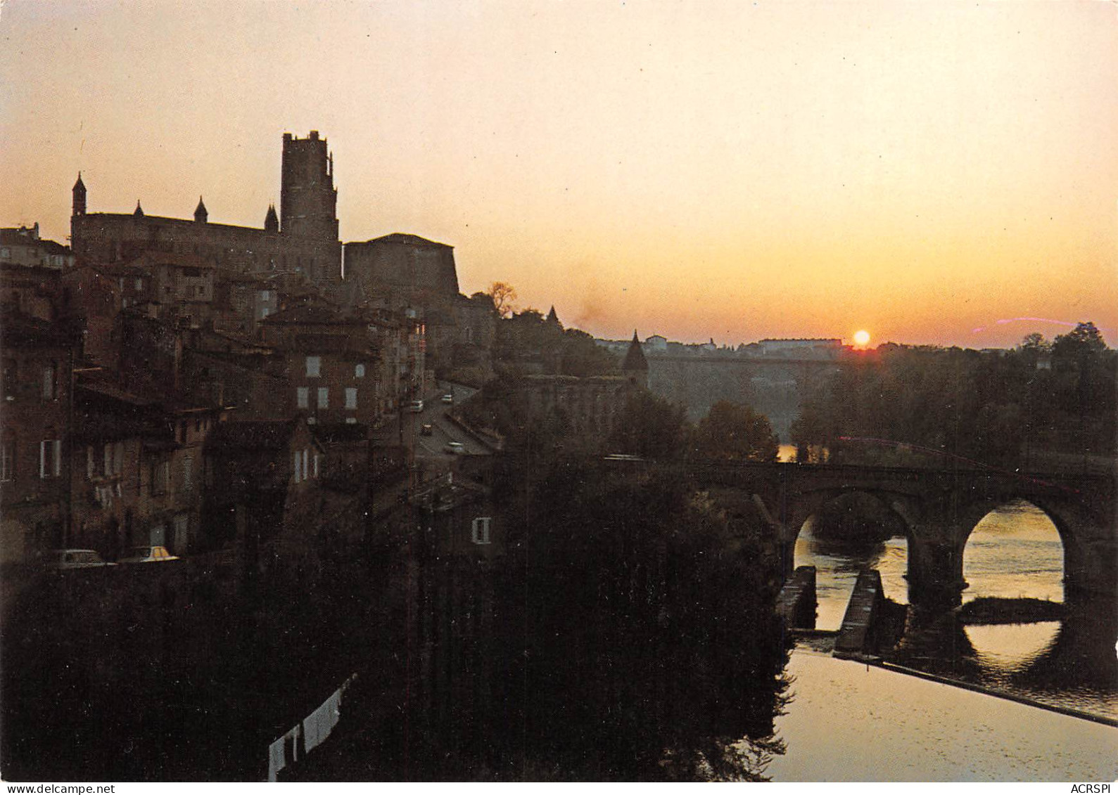 ALBI  La Cathedrale La Nuit  1 (scan Recto Verso)MD2552BIS - Albi