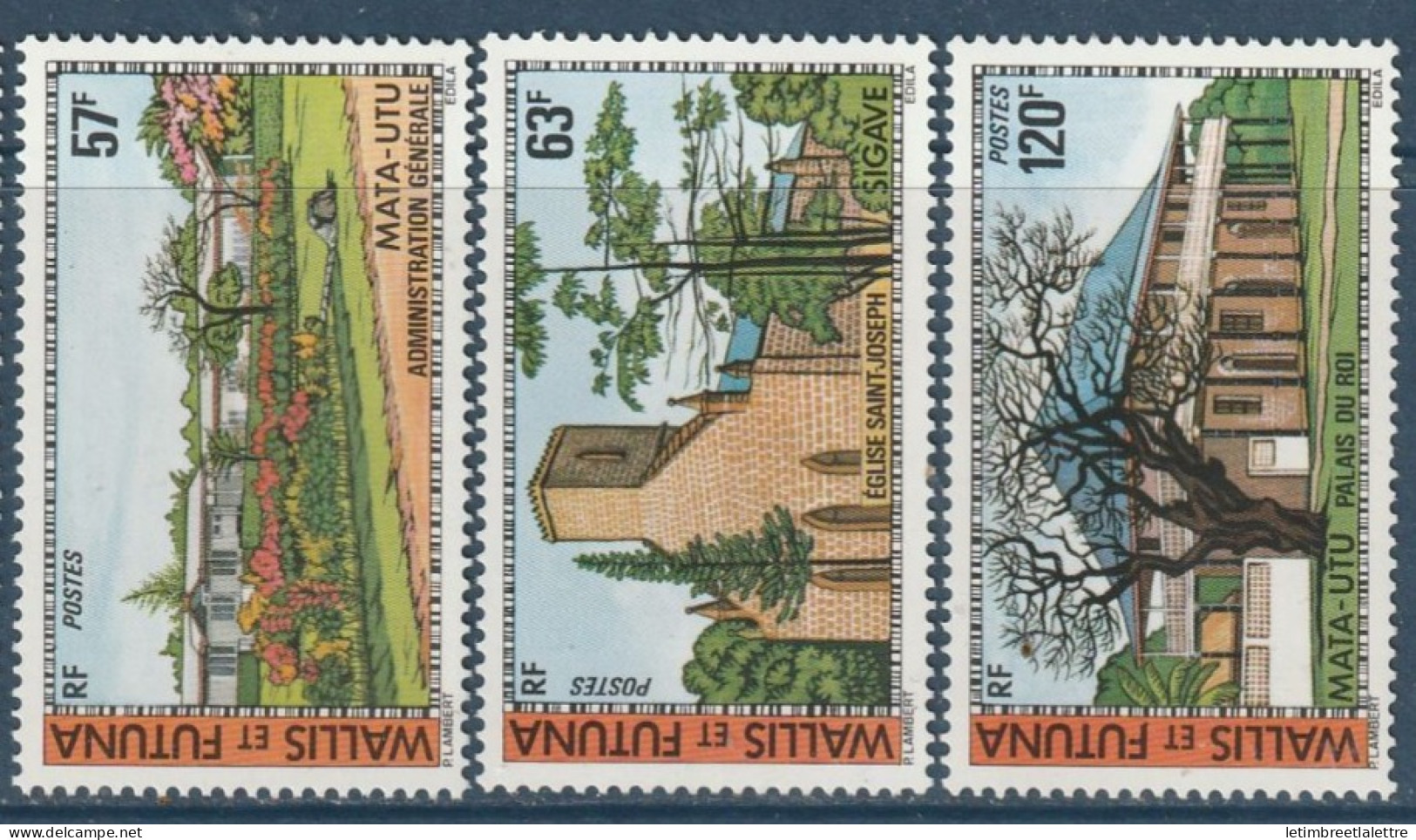 Wallis Et Futuna - YT N° 205 à 207 ** - Neuf Sans Charnière - 1977 - Unused Stamps