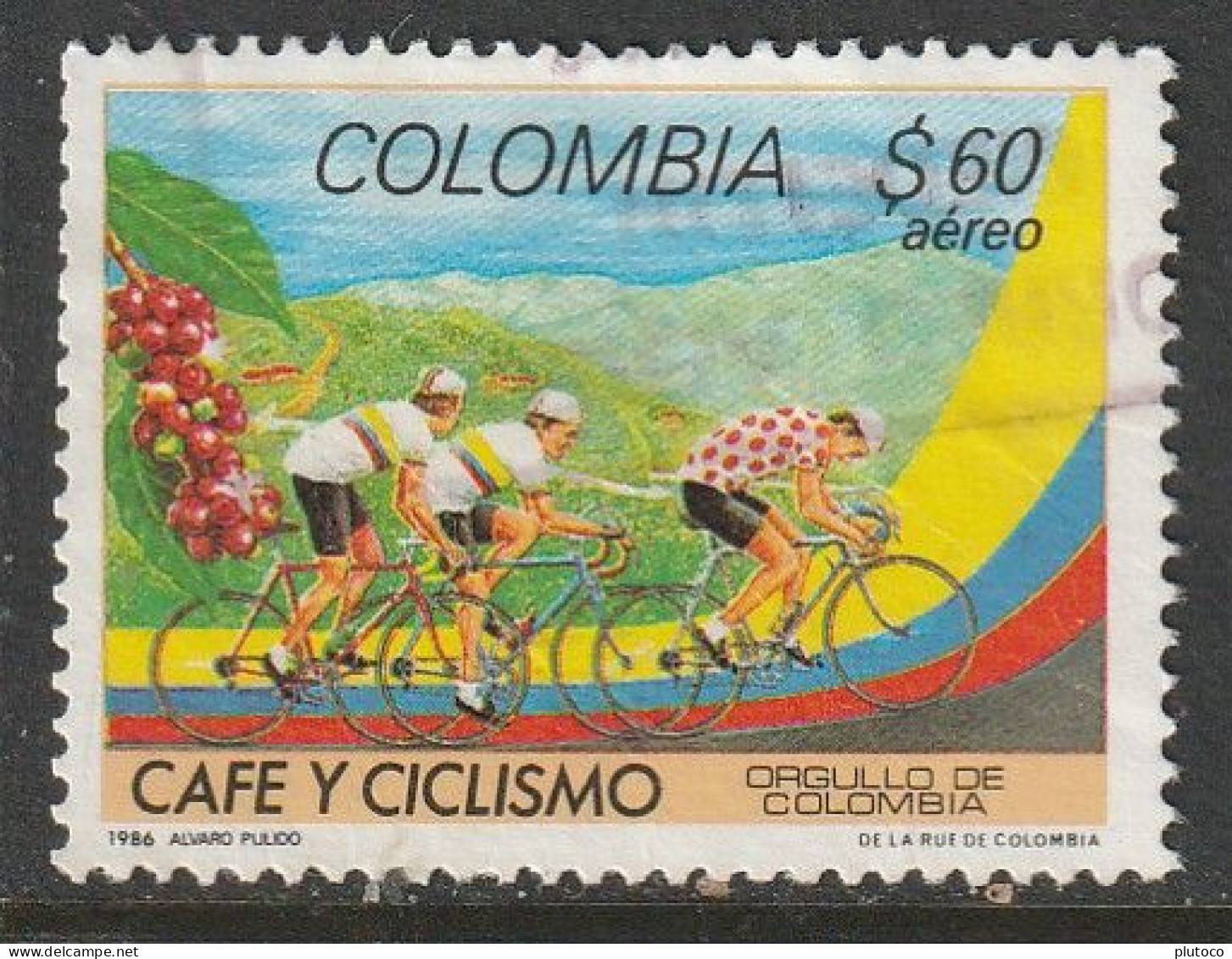 COLOMBIA, USED STAMP, OBLITERÉ, SELLO USADO - Kolumbien