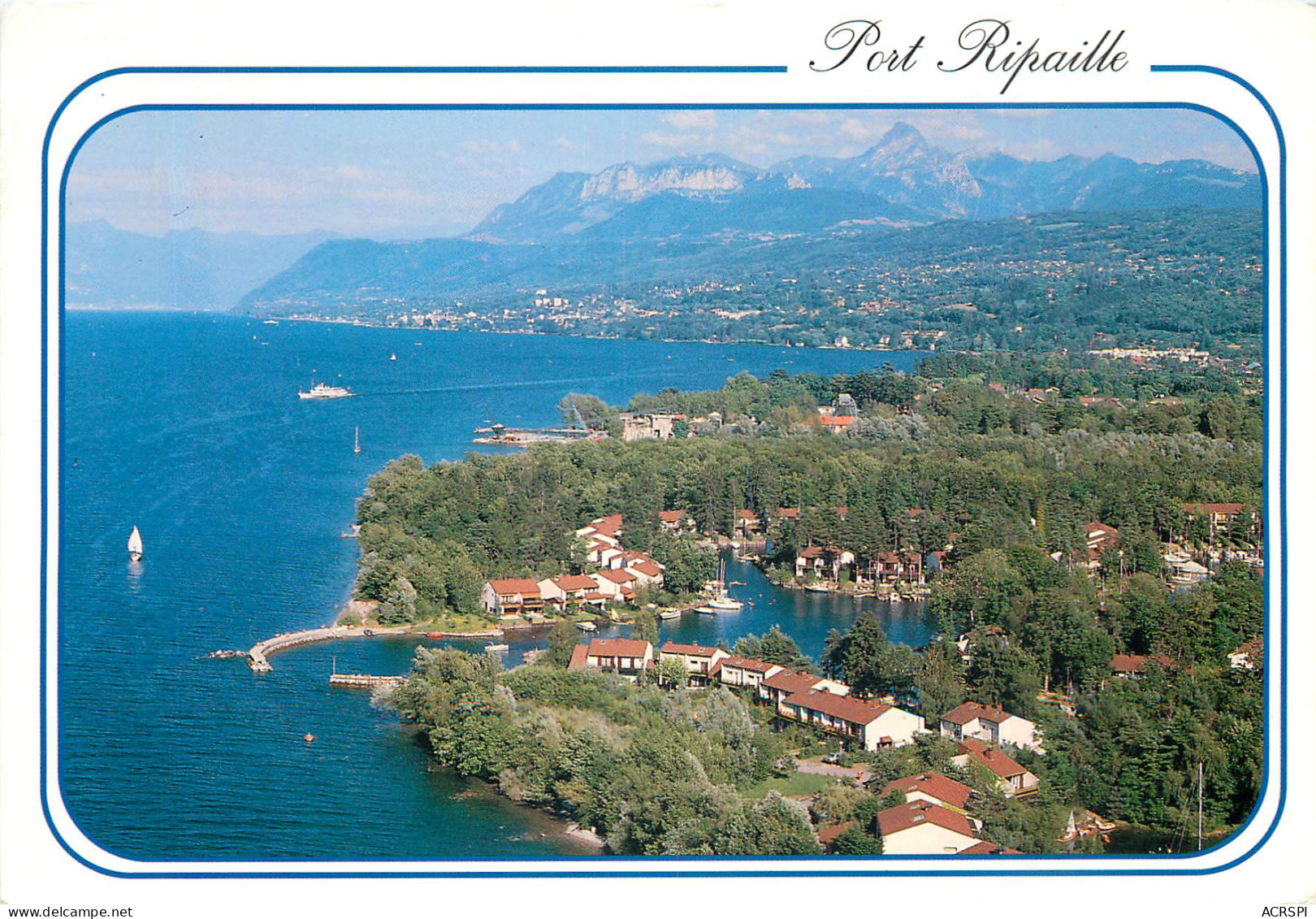 THONON LES BAINS LAC LEMAN PORT RIPAILLE 10(scan Recto-verso) MD2553 - Thonon-les-Bains