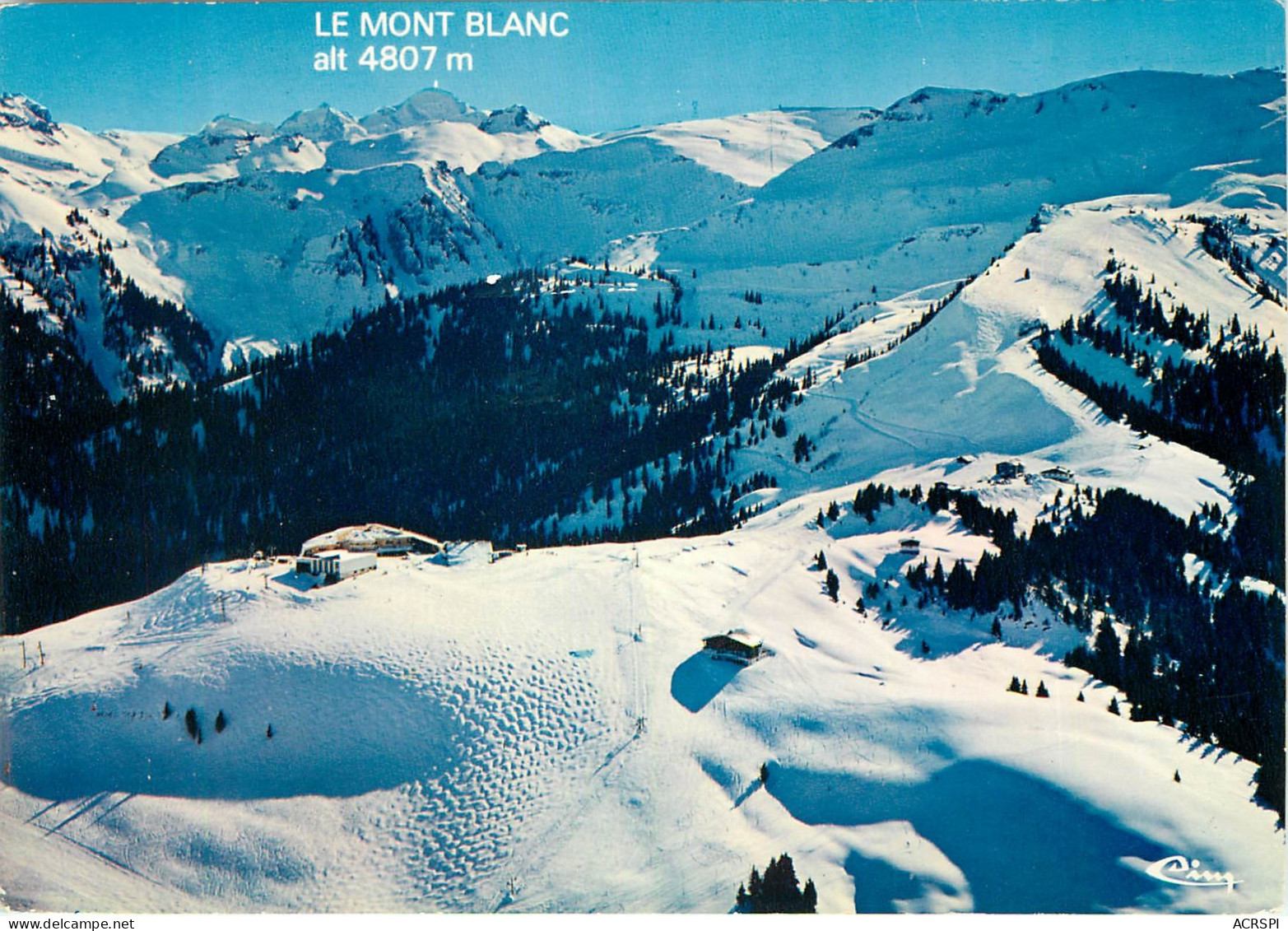 SAMOENS Le Plateau Des Saix Au Fond Le Mont Blanc 26(scan Recto-verso) MD2553 - Samoëns