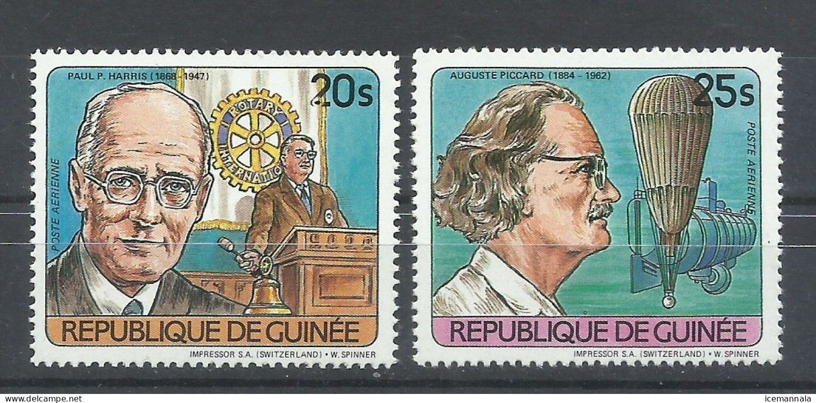 GUINEA  YVERT   164/65    MNH  ** - Guinee (1958-...)