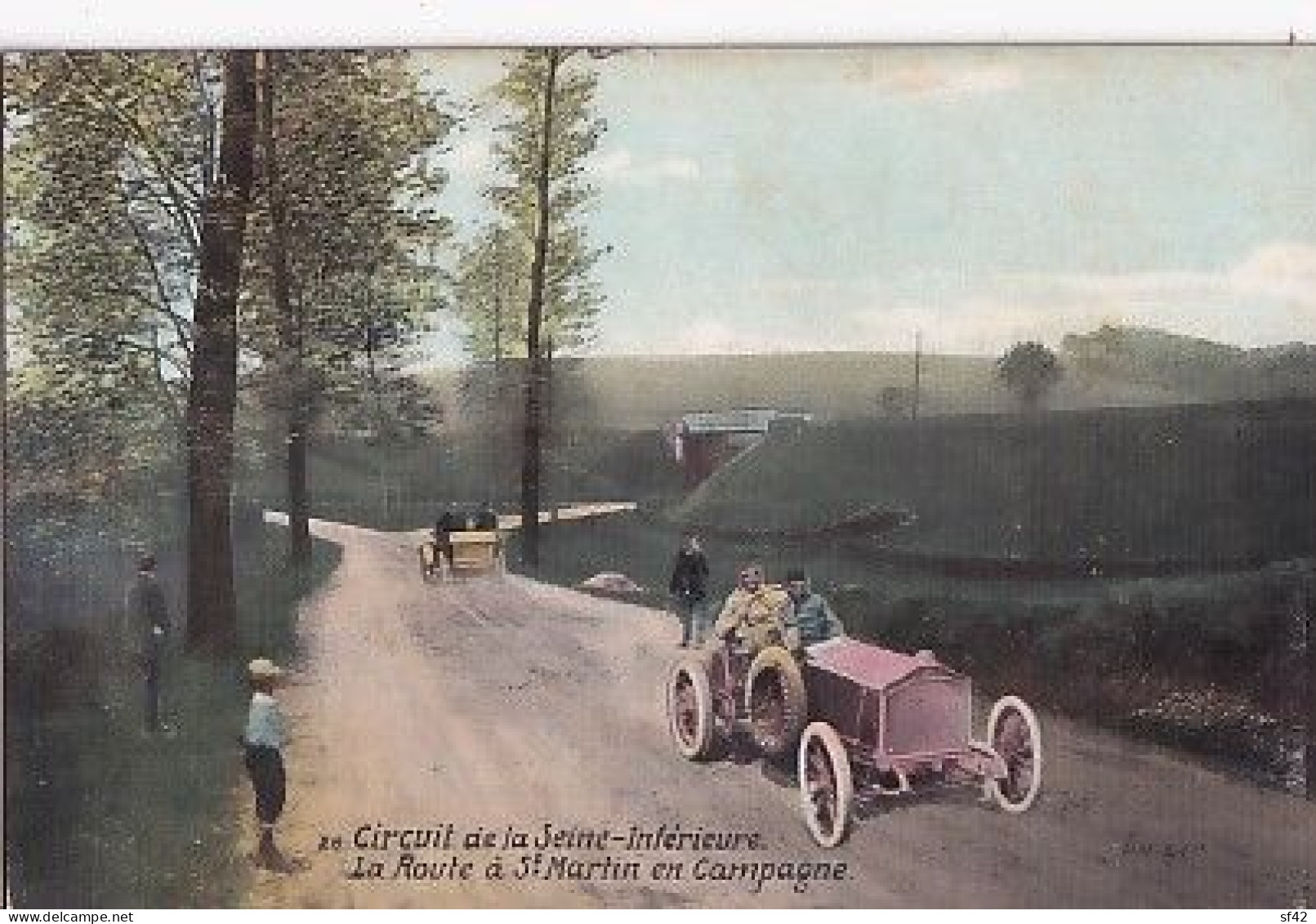 CIRCUIT DE LA SEINE INFERIEURE               LA ROUTE A ST MARTIN EN CAMPAGNE - Grand Prix / F1