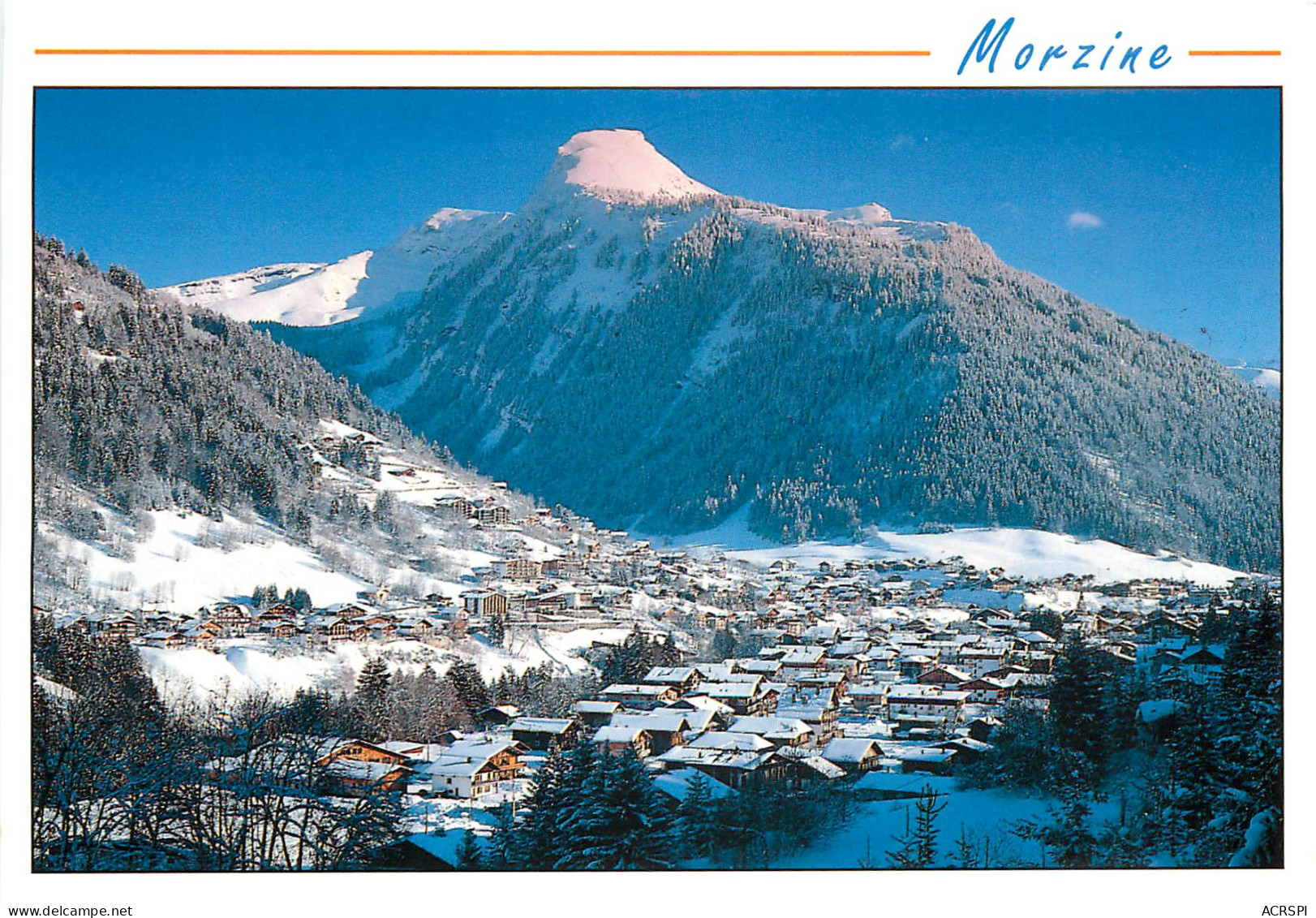 MORZINE Vue Generale Et La Pointe De Ressachaux 14(scan Recto-verso) MD2560 - Morzine