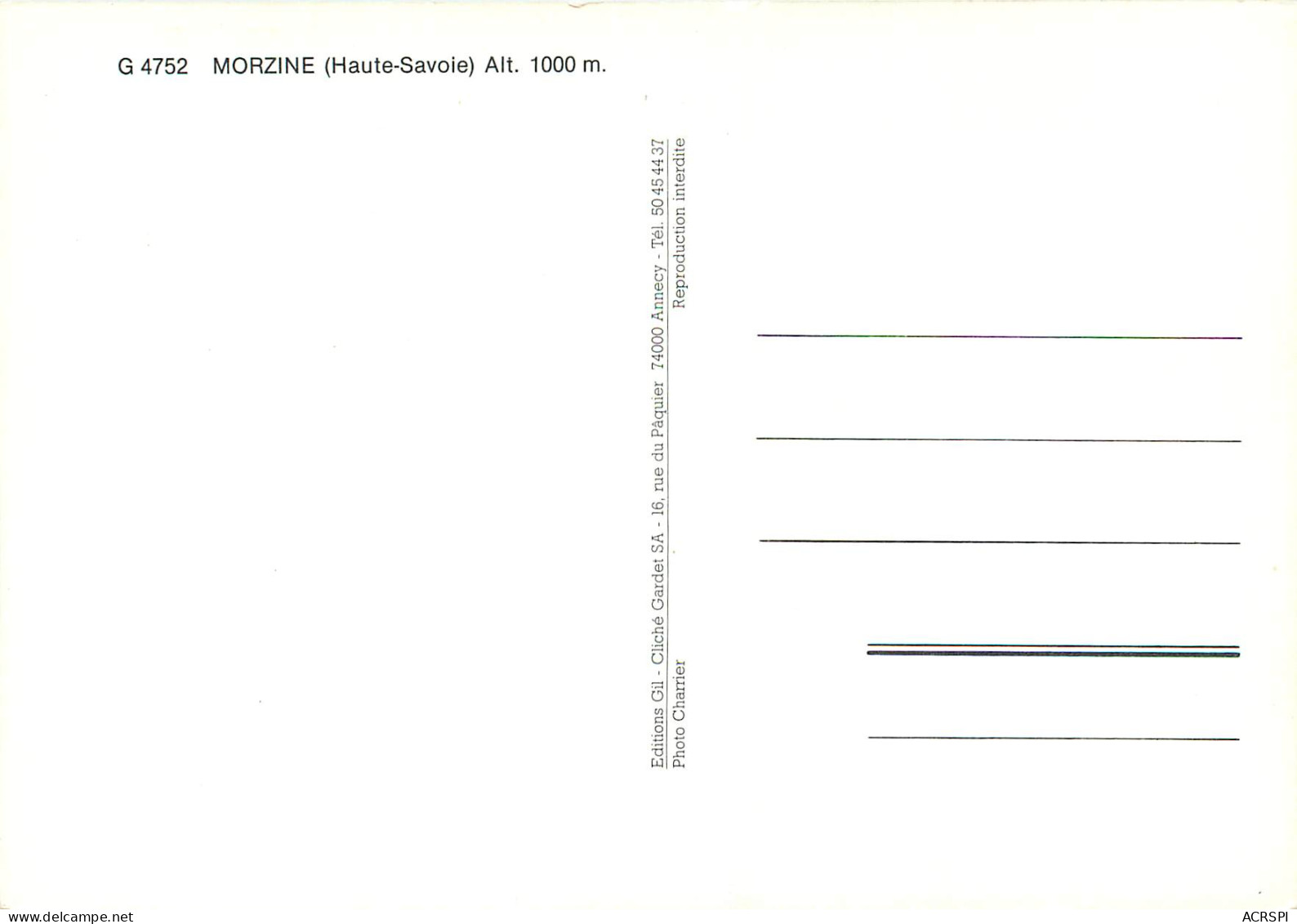 MORZINE 2(scan Recto-verso) MD2563 - Morzine
