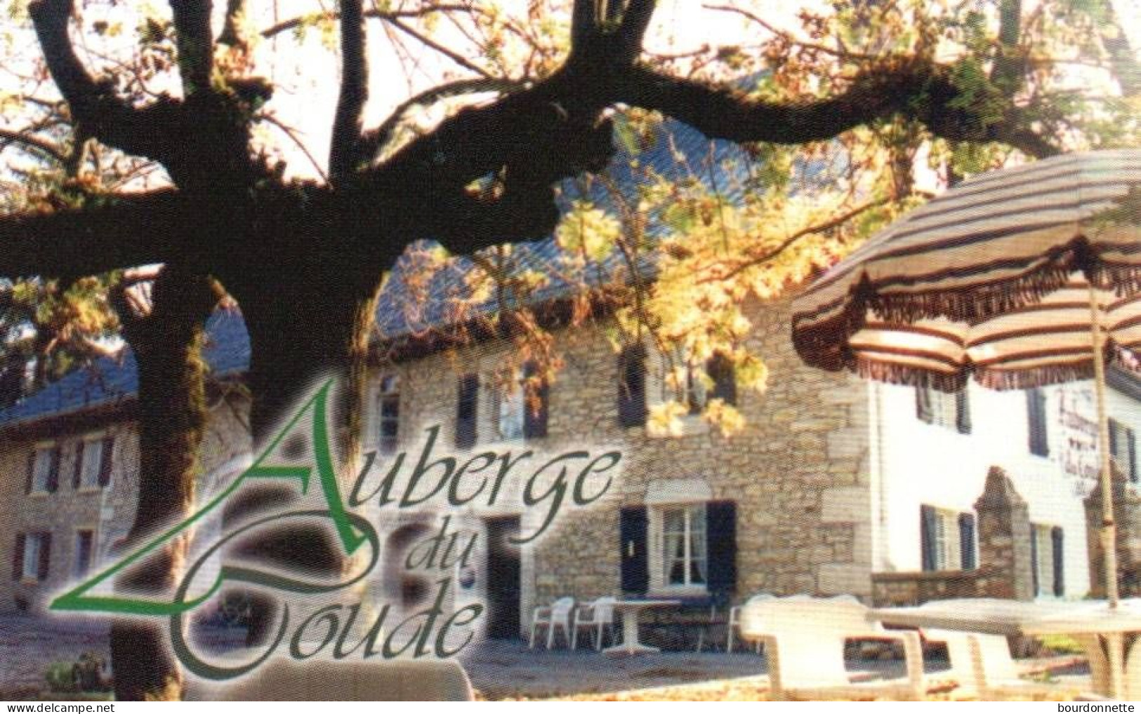 25-  LABERGEMENT SAINE MARIE    -PUB - CARTE VISITE -RESTAURANT AAUBERGE DU COUDE - Autres & Non Classés