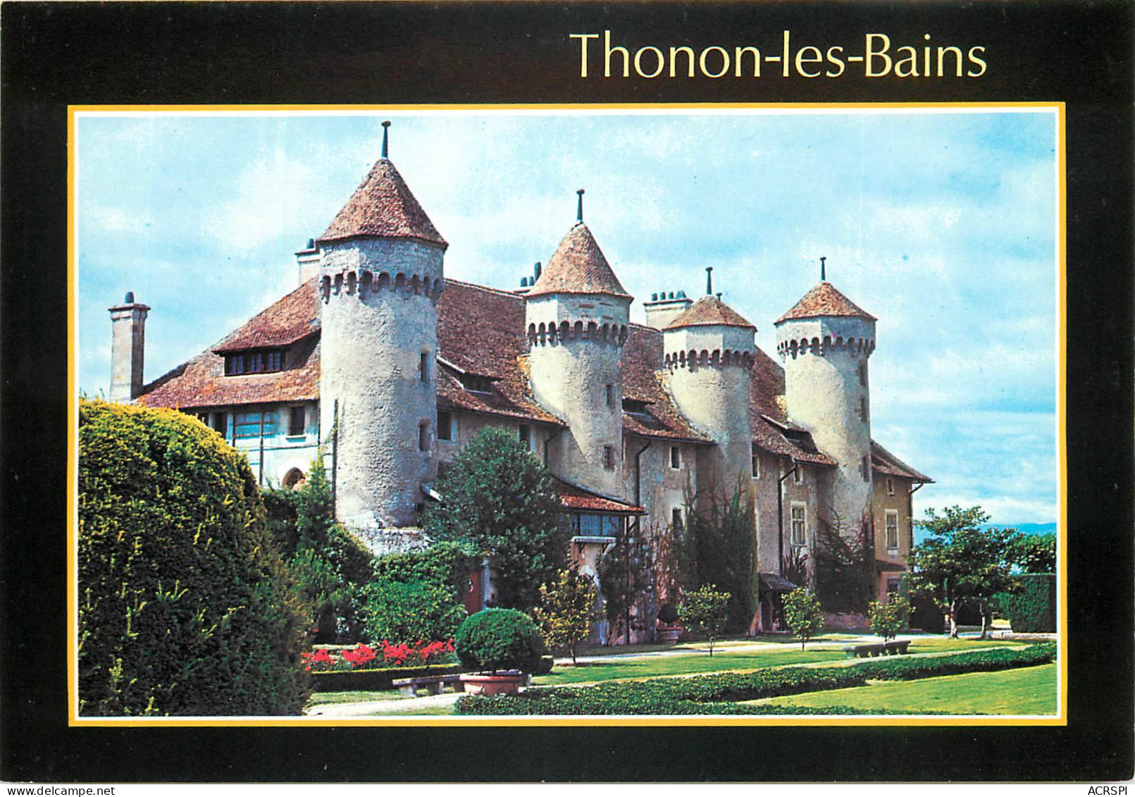 THONON LES BAINS Chateau De Ripaille 4(scan Recto-verso) MD25564 - Thonon-les-Bains