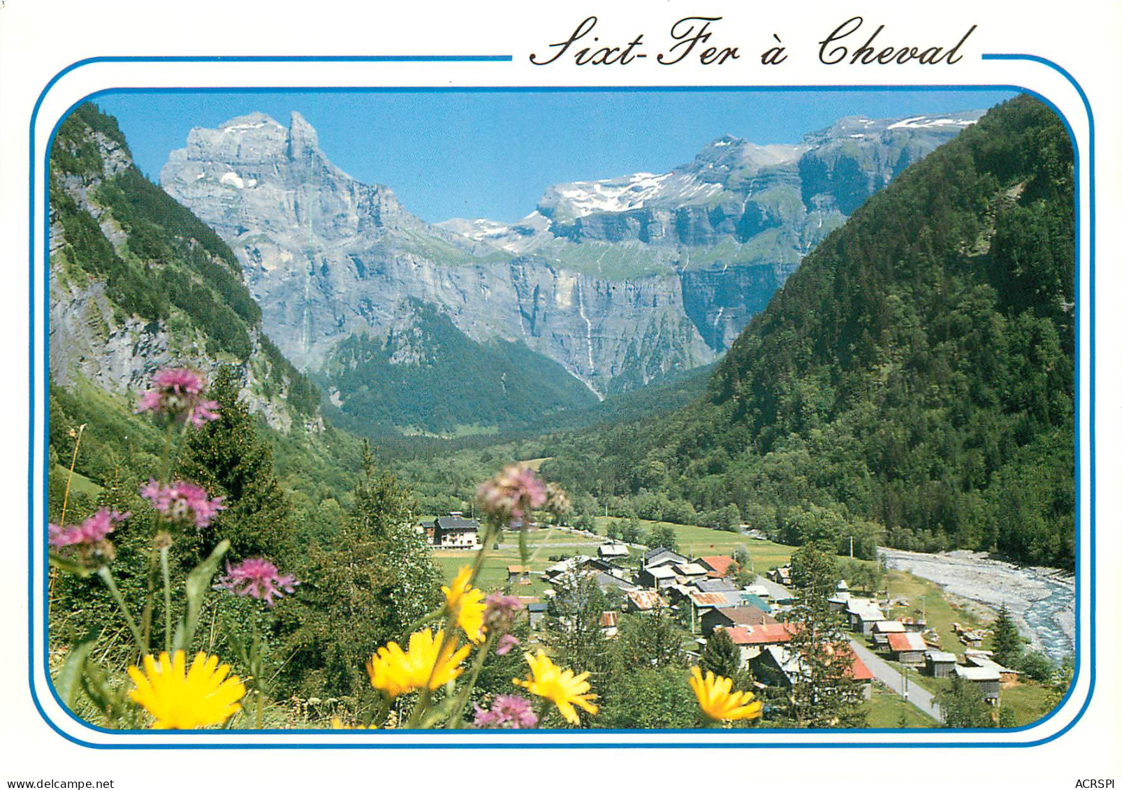 SIXT FER A CHEVAL  Cirque Du Fer A Cheval Le Village De Nan Bride 197(scan Recto-verso) MD25564 - Sixt-Fer-à-Cheval