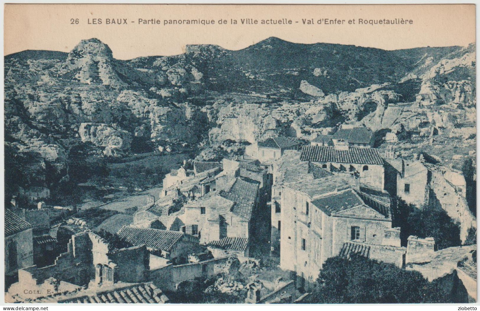 CARTOLINA DI Les Baux-de-Provence - Alpes De Haute Provence - FORMATO PICCOLO - Autres & Non Classés