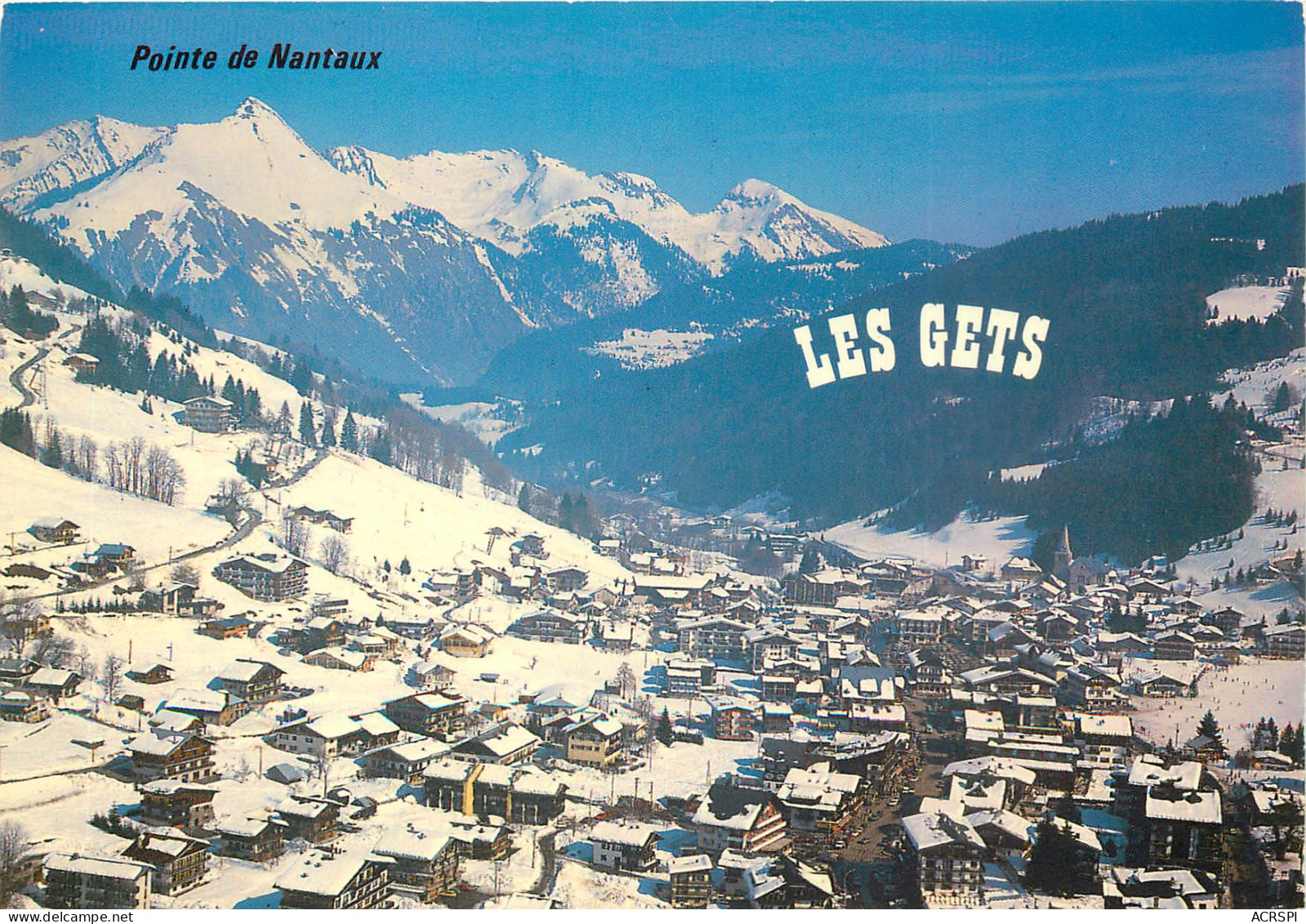 Les Gets ET La Pointe De NANTAUX  28(scan Recto-verso) MD2566 - Avoriaz