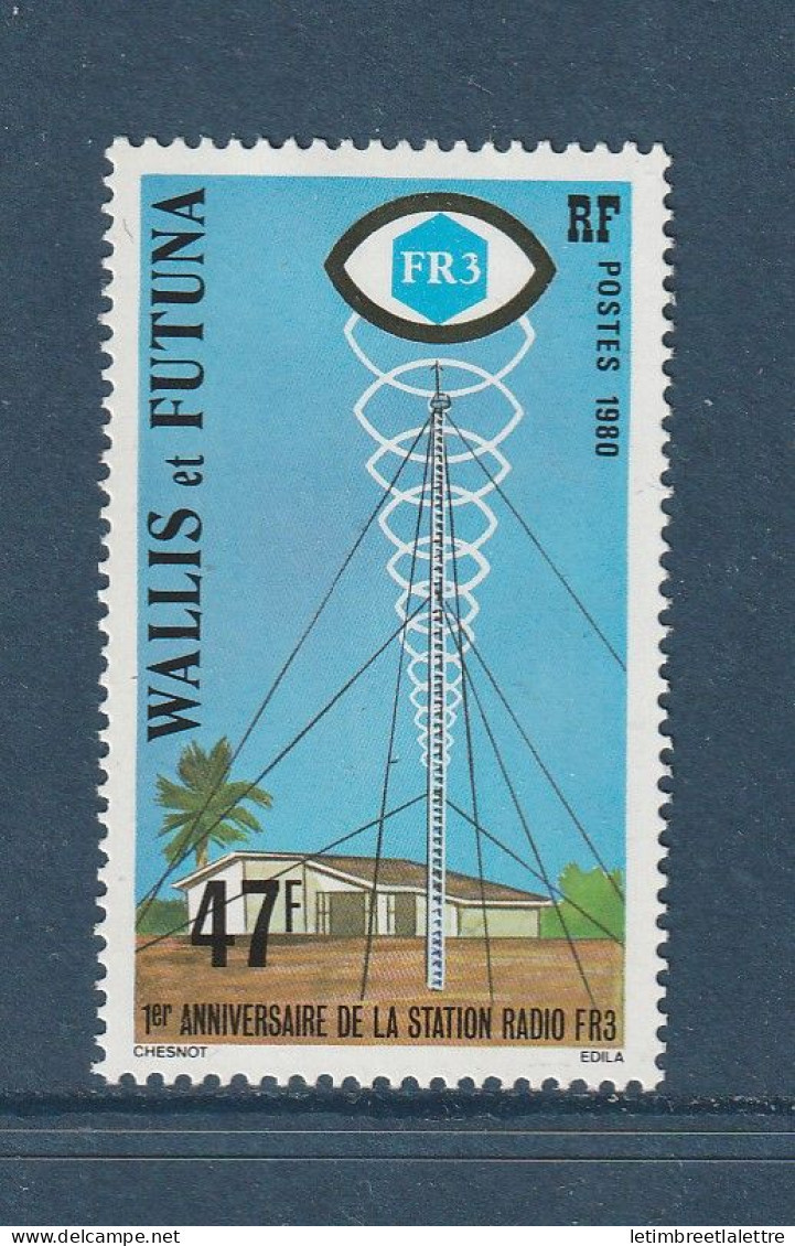 Wallis Et Futuna - YT N° 257 ** - Neuf Sans Charnière - 1980 - Unused Stamps