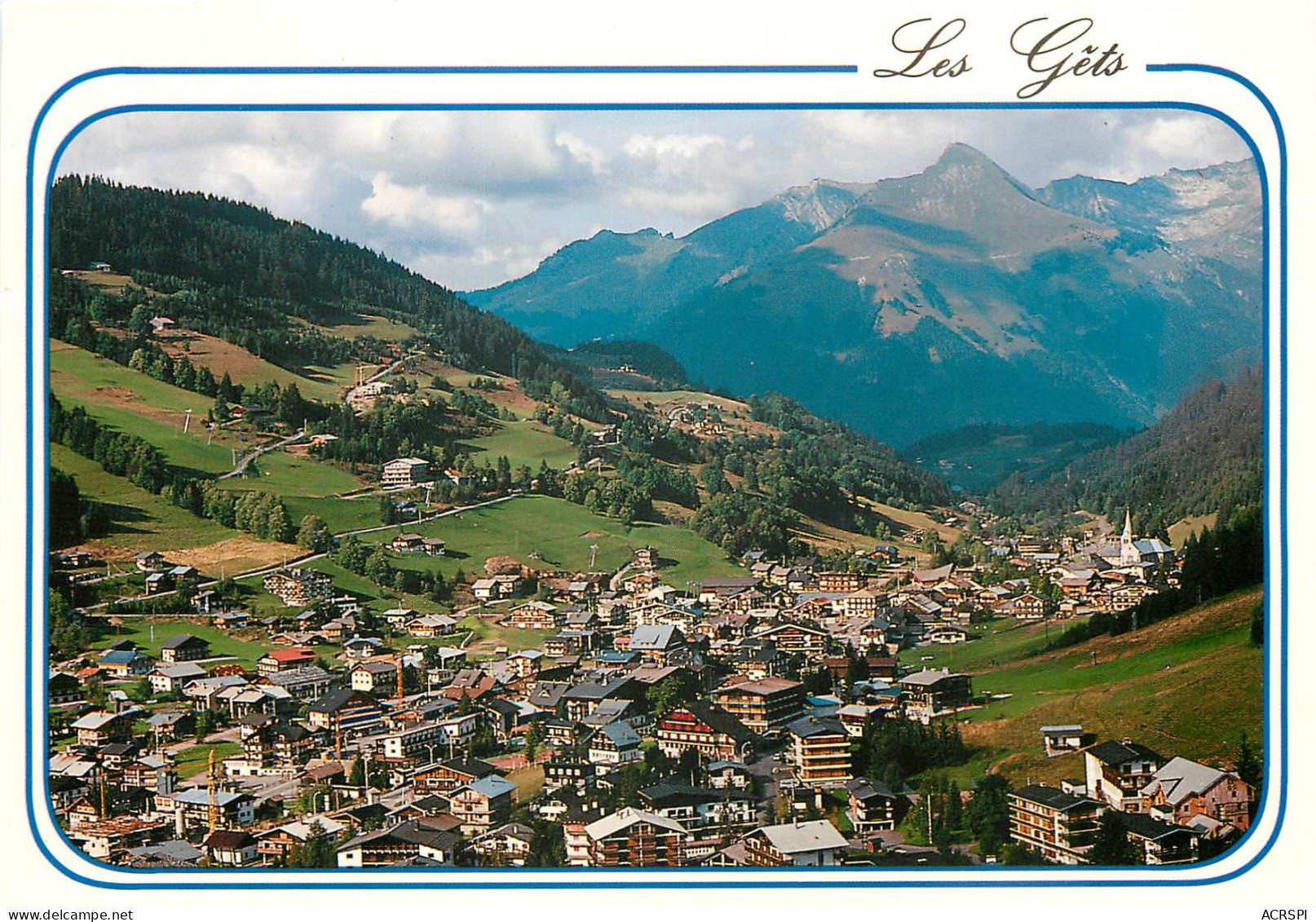 LES GETS Vue Generale Et La Pointe De Nantaux 24(scan Recto-verso) MD2568 - Les Gets