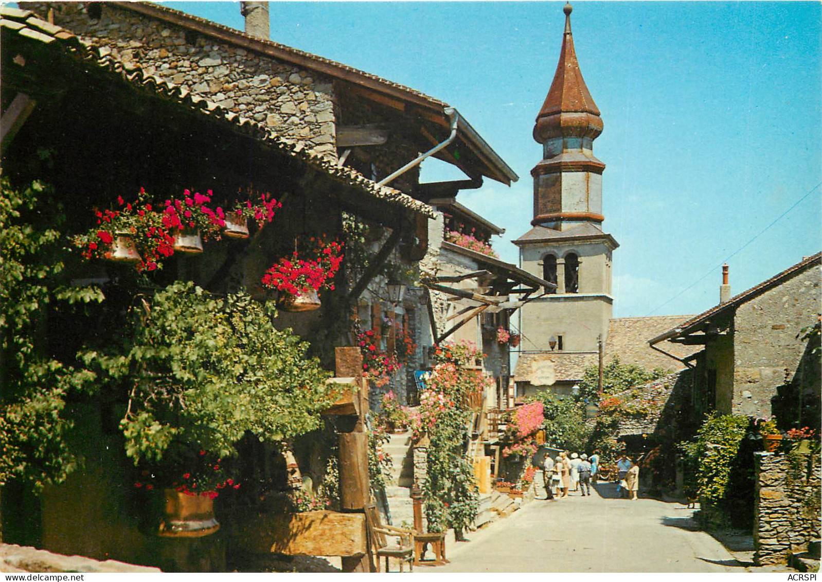 YVOIRE Village Medieval Vue Sur L Eglise 19(scan Recto-verso) MD2570 - Yvoire