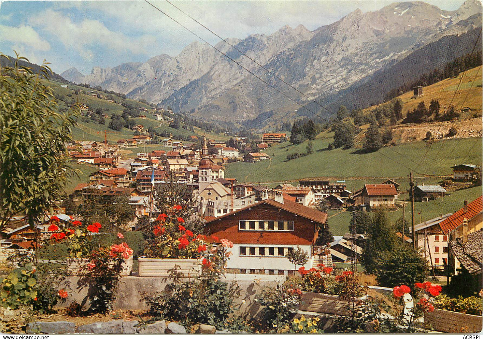 LA CLUSAZ Vue Generale Et La Chaine Des Aravis 8(scan Recto-verso) MD2571 - La Clusaz