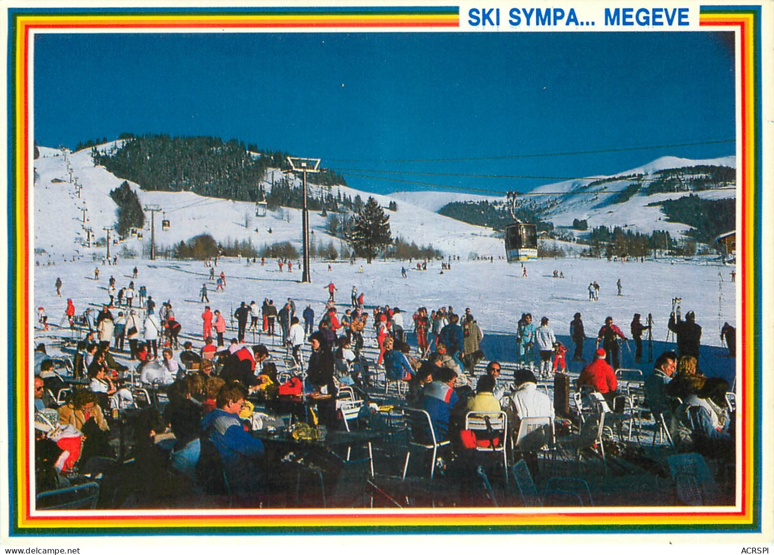 MEGEVE Detente Sur Les Terrasses Du MT D Arbois 16(scan Recto-verso) MD2571 - Megève