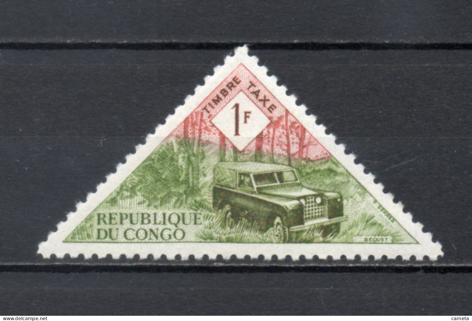 CONGO  TAXE  N° 37    NEUF SANS CHARNIERE COTE 0.15€     VOITURE - Neufs