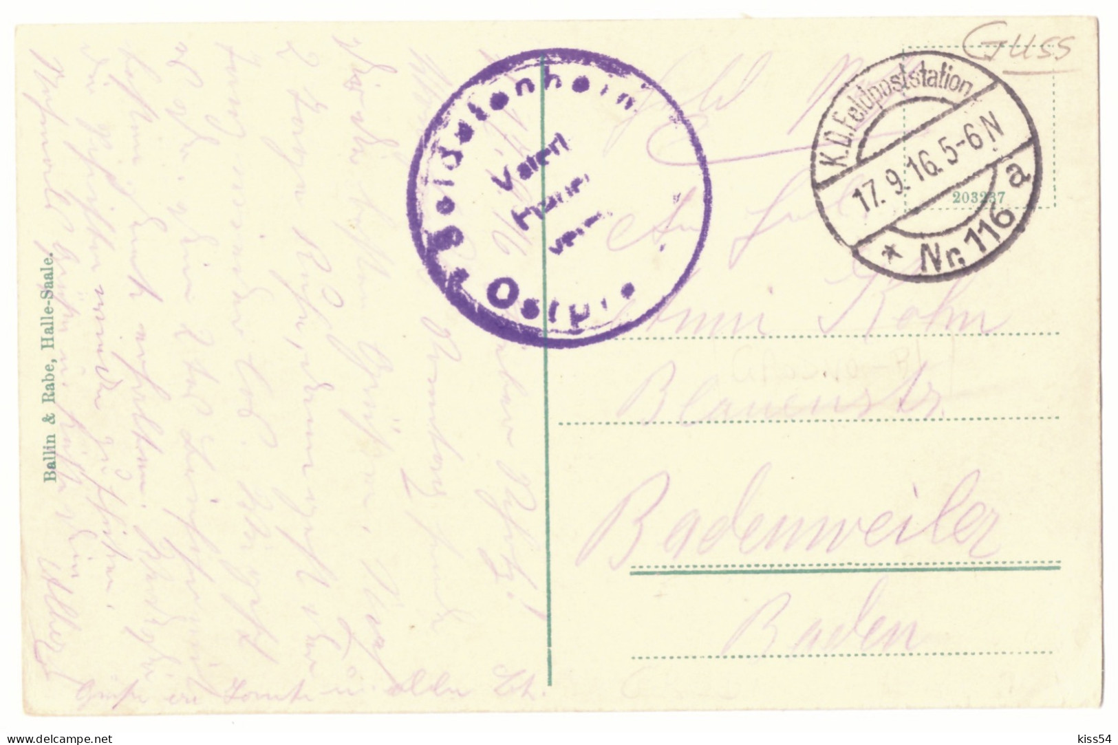 BL 32 - 25089 GRODNO, Panorama, Belarus - Old Postcard, CENSOR - Used - 1916 - Weißrussland